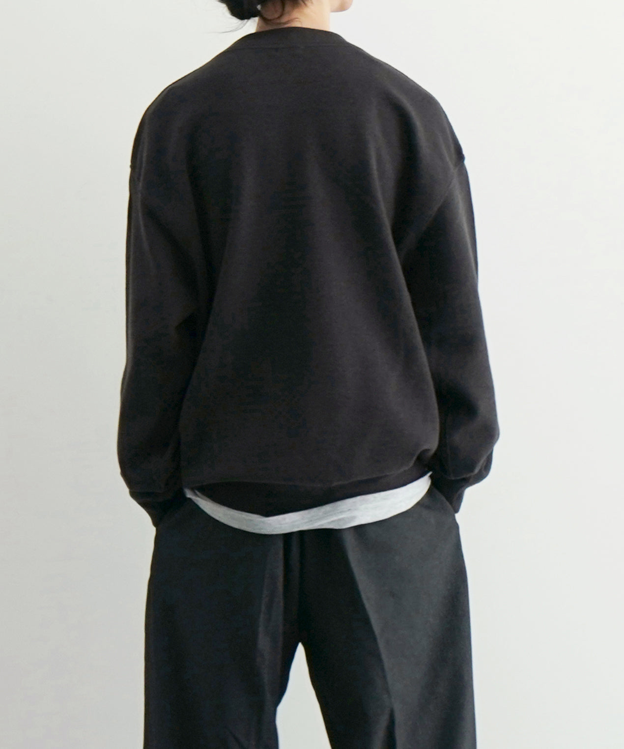 crepuscule Co/wo moss stitch p/o "CHARCOAL"