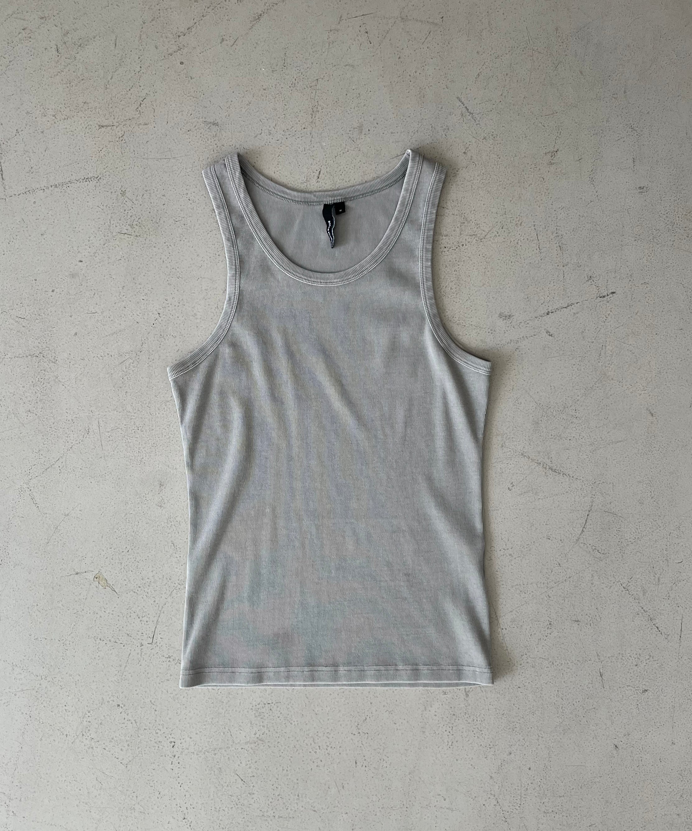 entire studios Rib tank "SILVER"