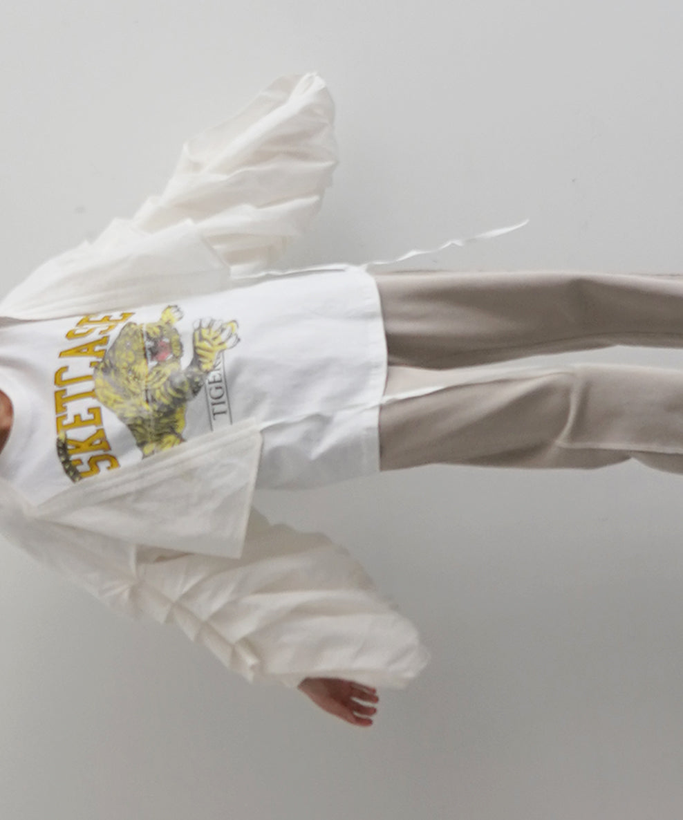 WHOWHAT 4Transform wide sleeve "WHITE"