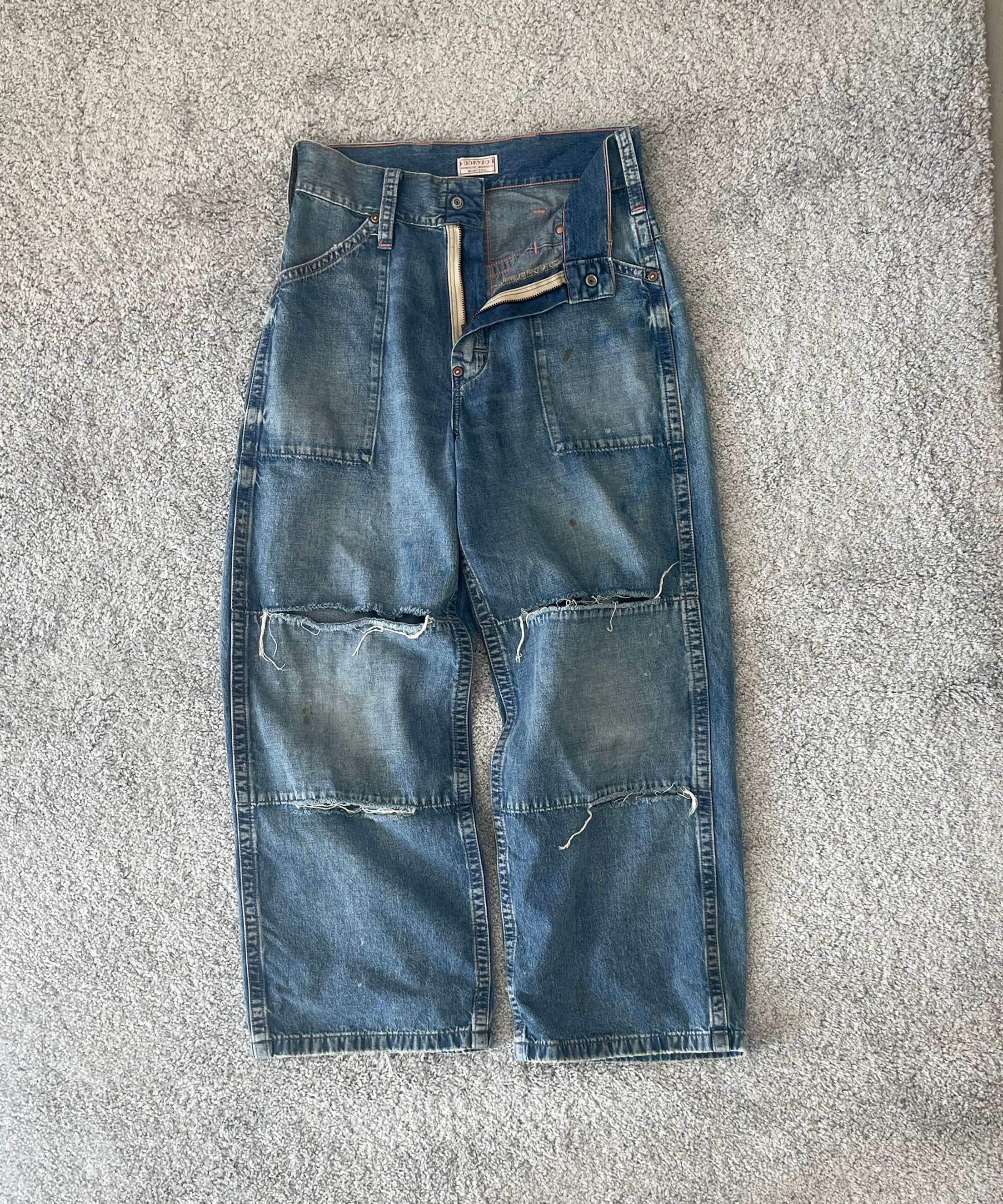KOOKY ZOO Juvenile work pants type3 "INDIGO"