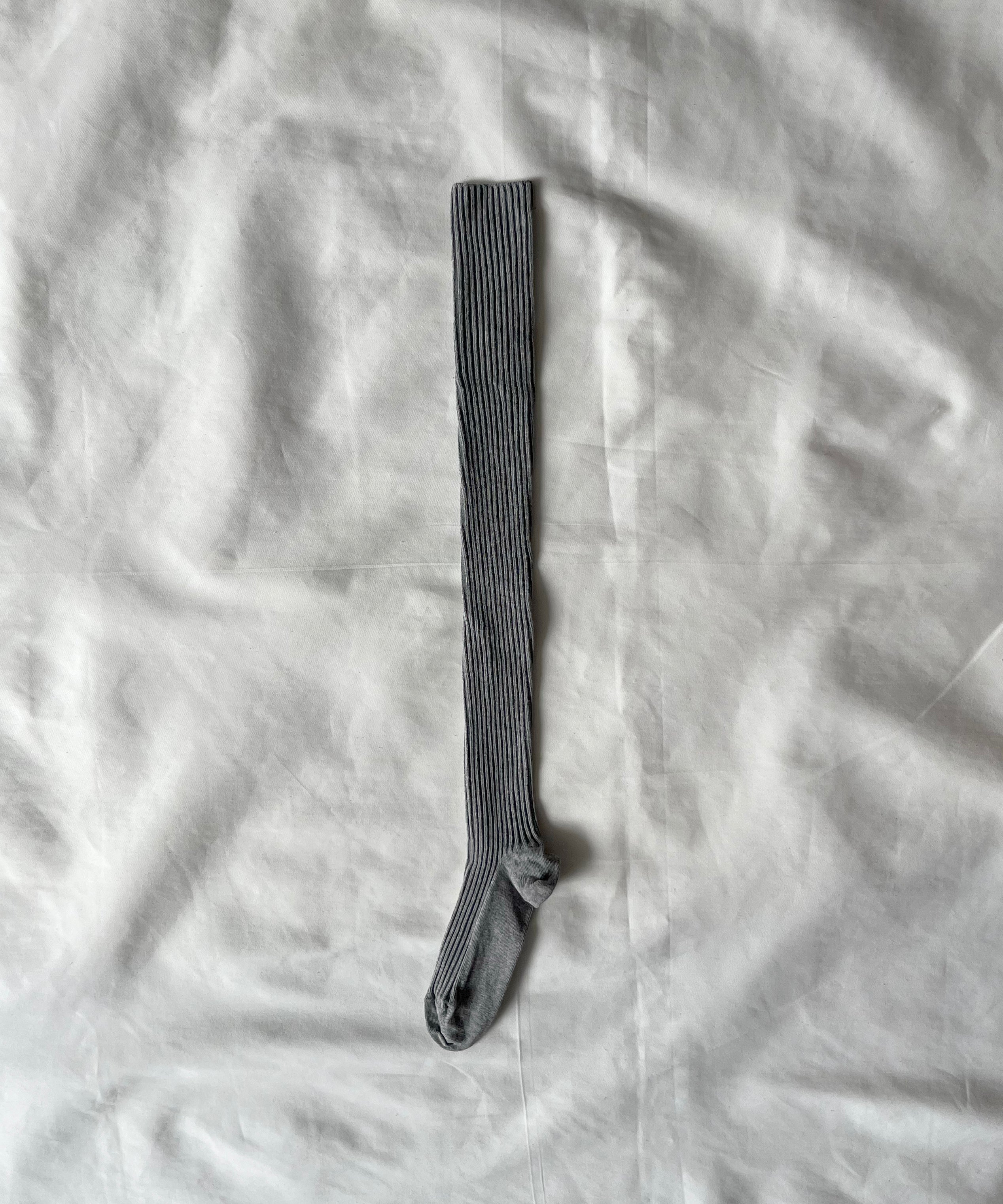 Baserange Overknee socks "GREY BROWN MELANGE"