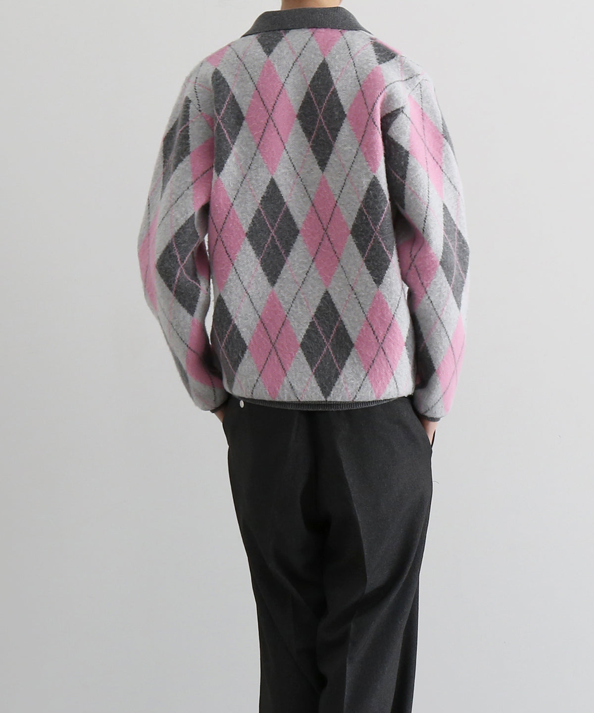 【Pre order】KAIKO Domestic knit polo shirt "FIGURE PINK"