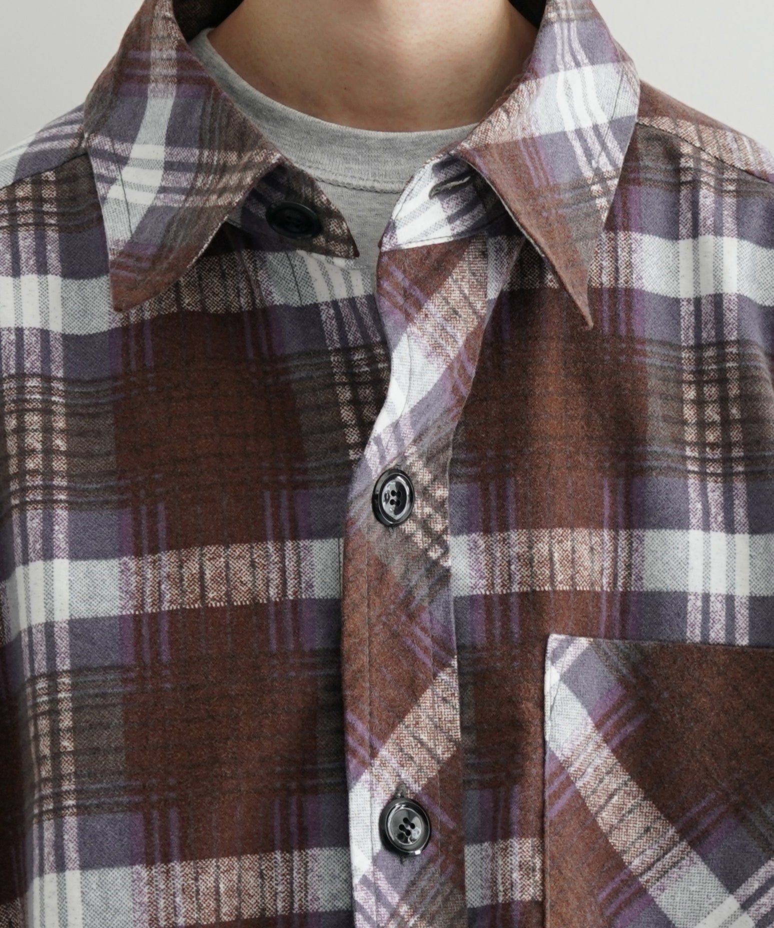 KOOKY ZOO Juvenile nell shirt "BROWN"