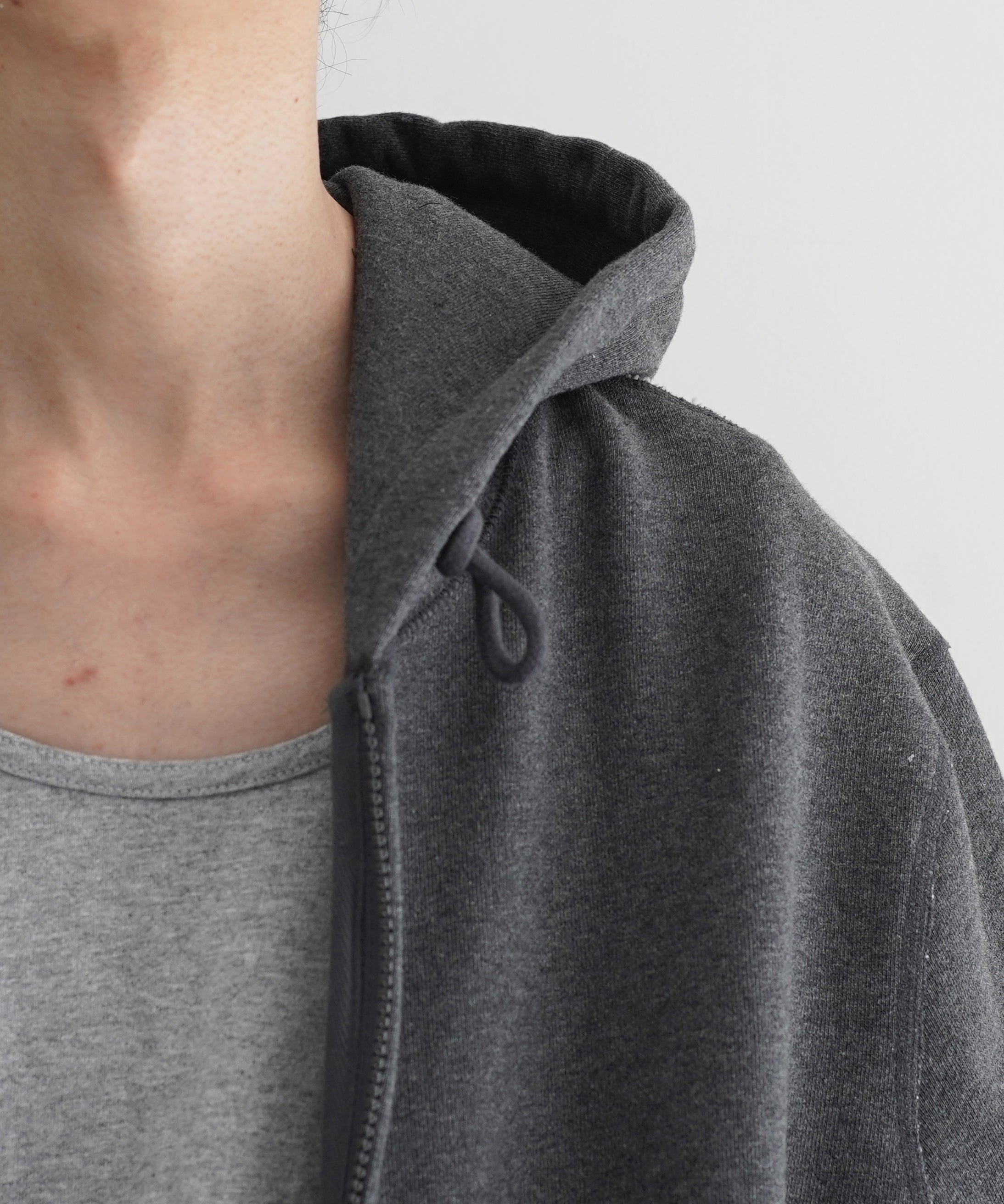 KAIKO Double zip parka "CHARCOAL TOP GRAY"