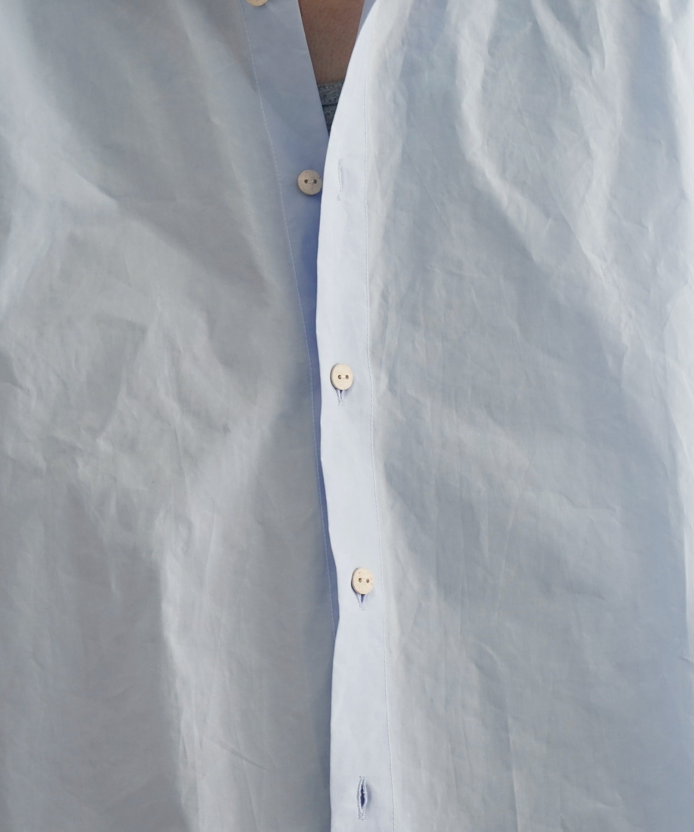 Baserange Claude shirt "SAX BLUE"