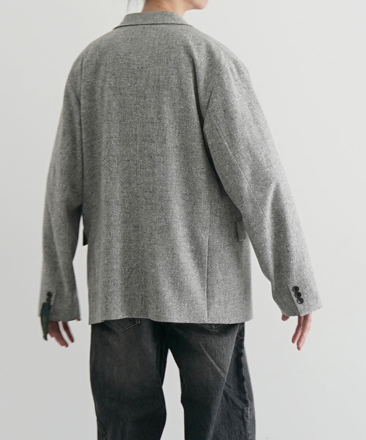 UNUSED Us2512 Loro piana jacket "GRAY"