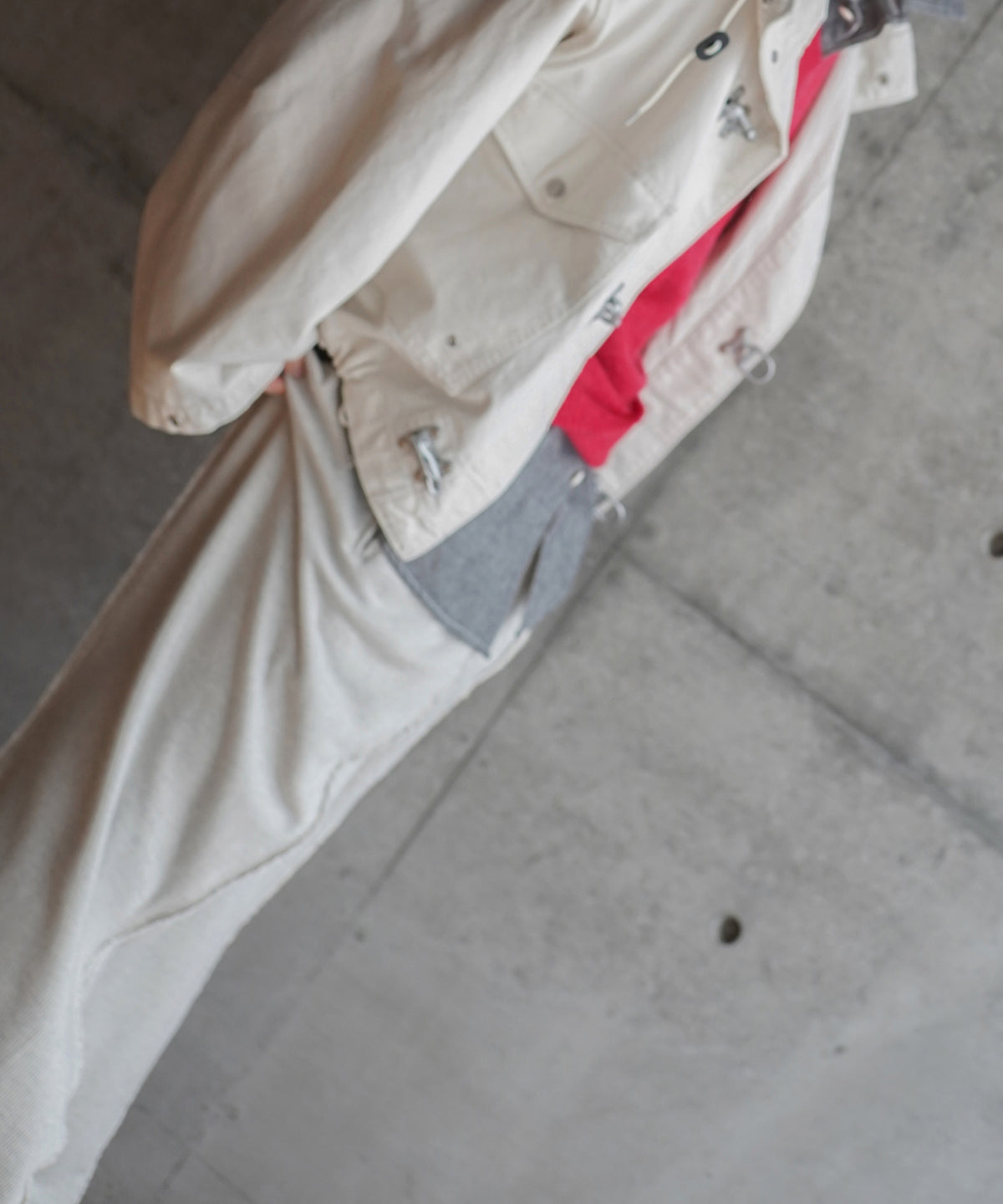 ensou. Fireman parka "A.IVORY"