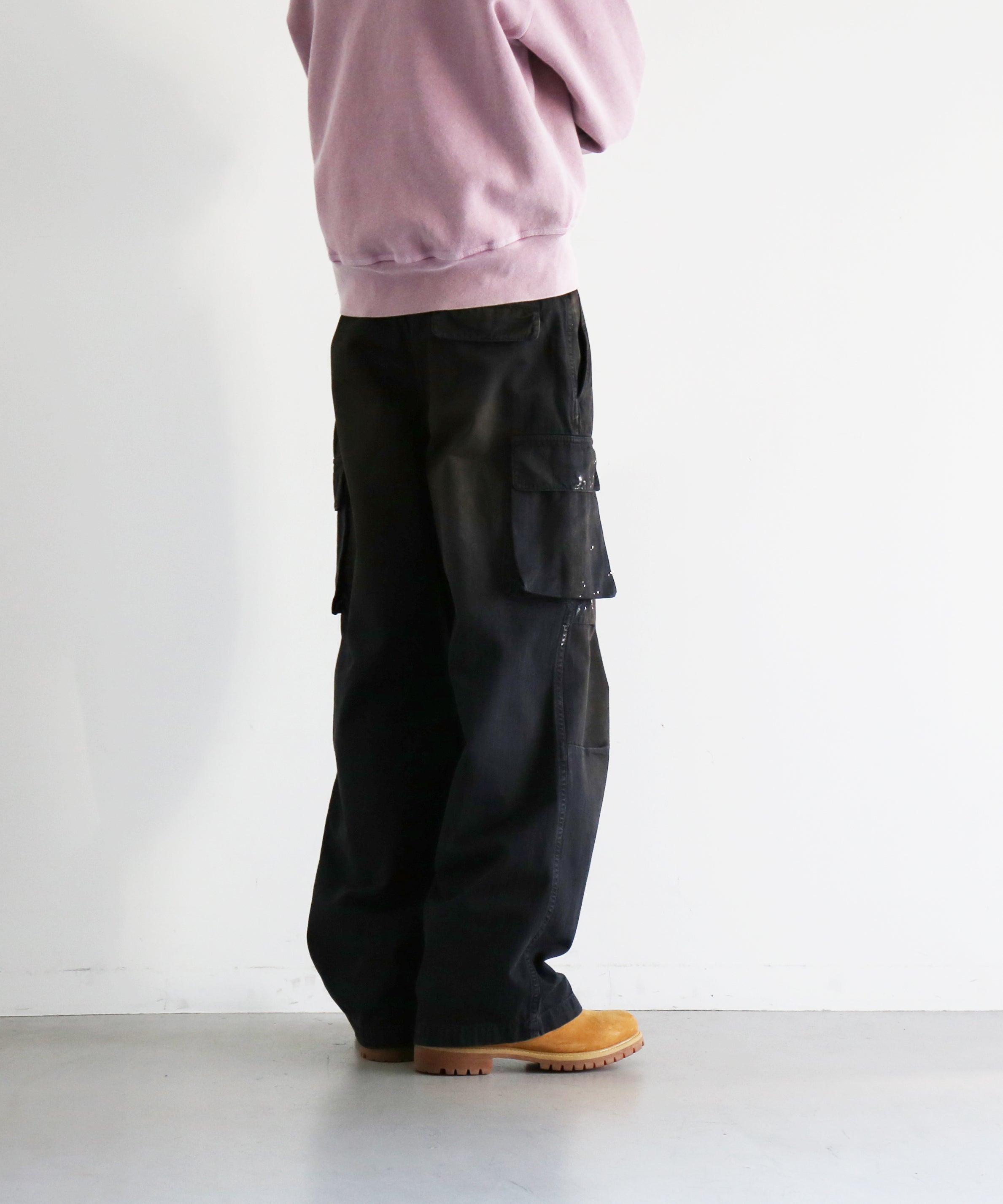 OUR LEGACY Mount cargo "NEBULA WASH JUNGLE HERRINGBONE"