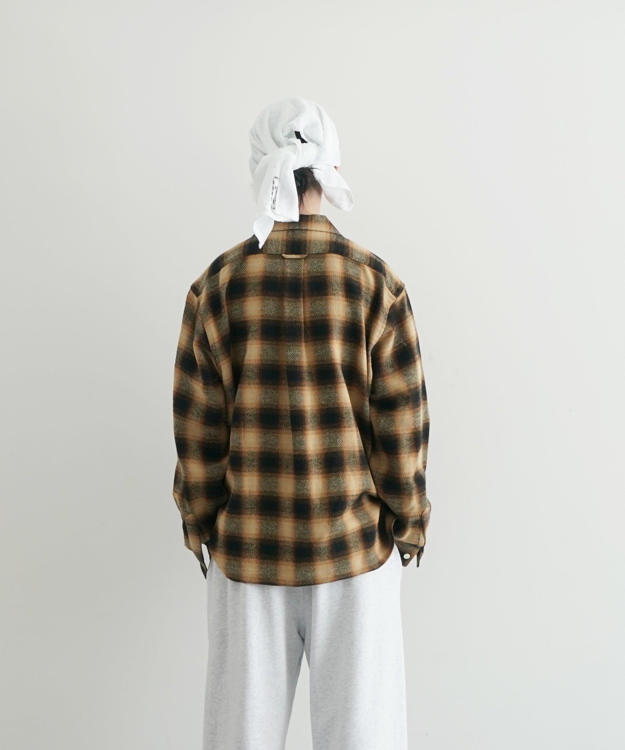 COTTON PAN Venis ネルシャツ "YELLOW"