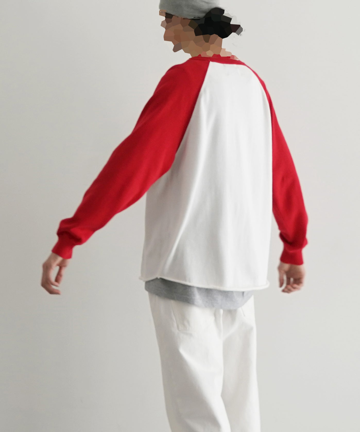 KAIKO Base ball knit "RED"