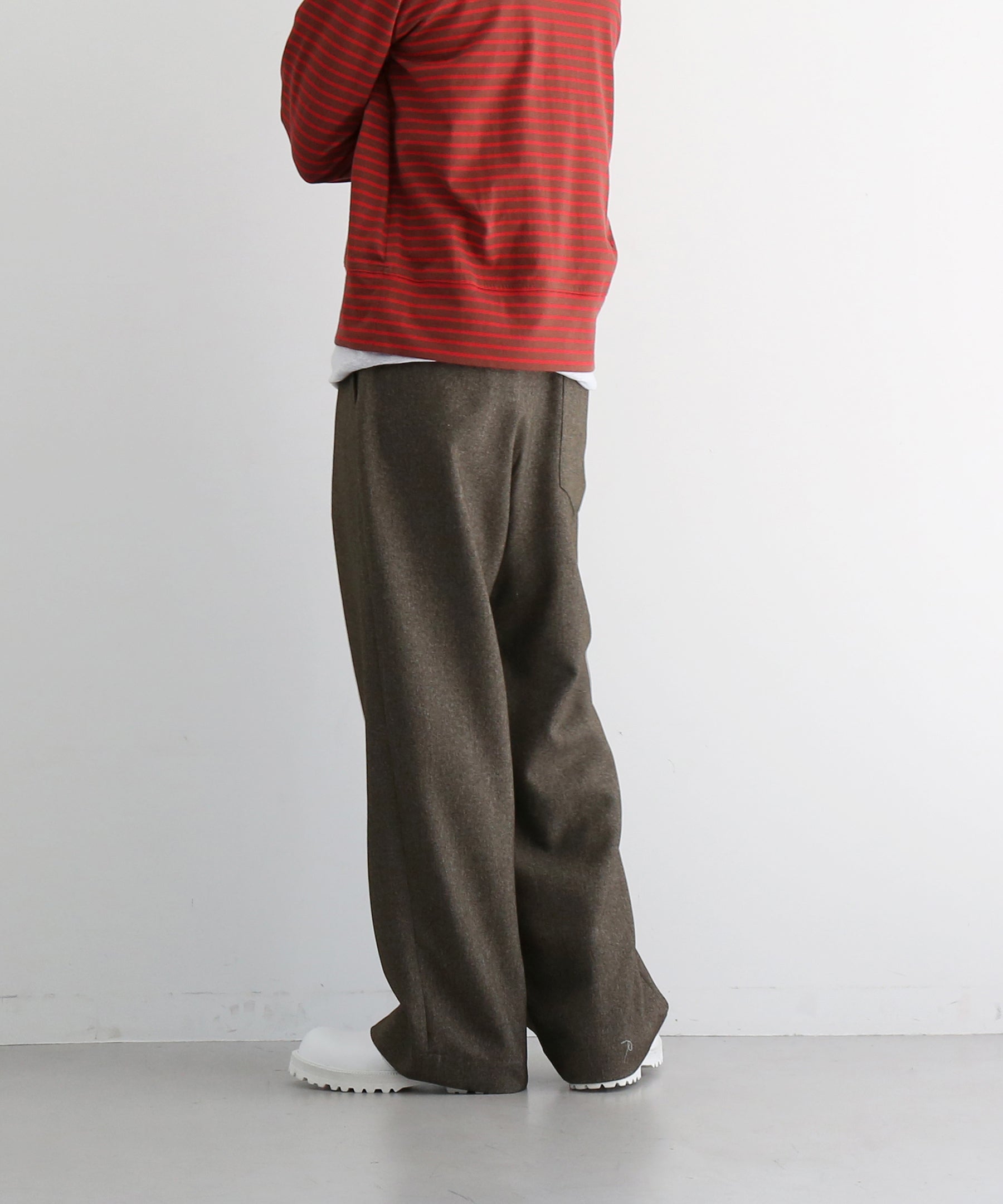 ABELIA EDOWARD GOUCHA Baseball slacks "CHARCOAL"