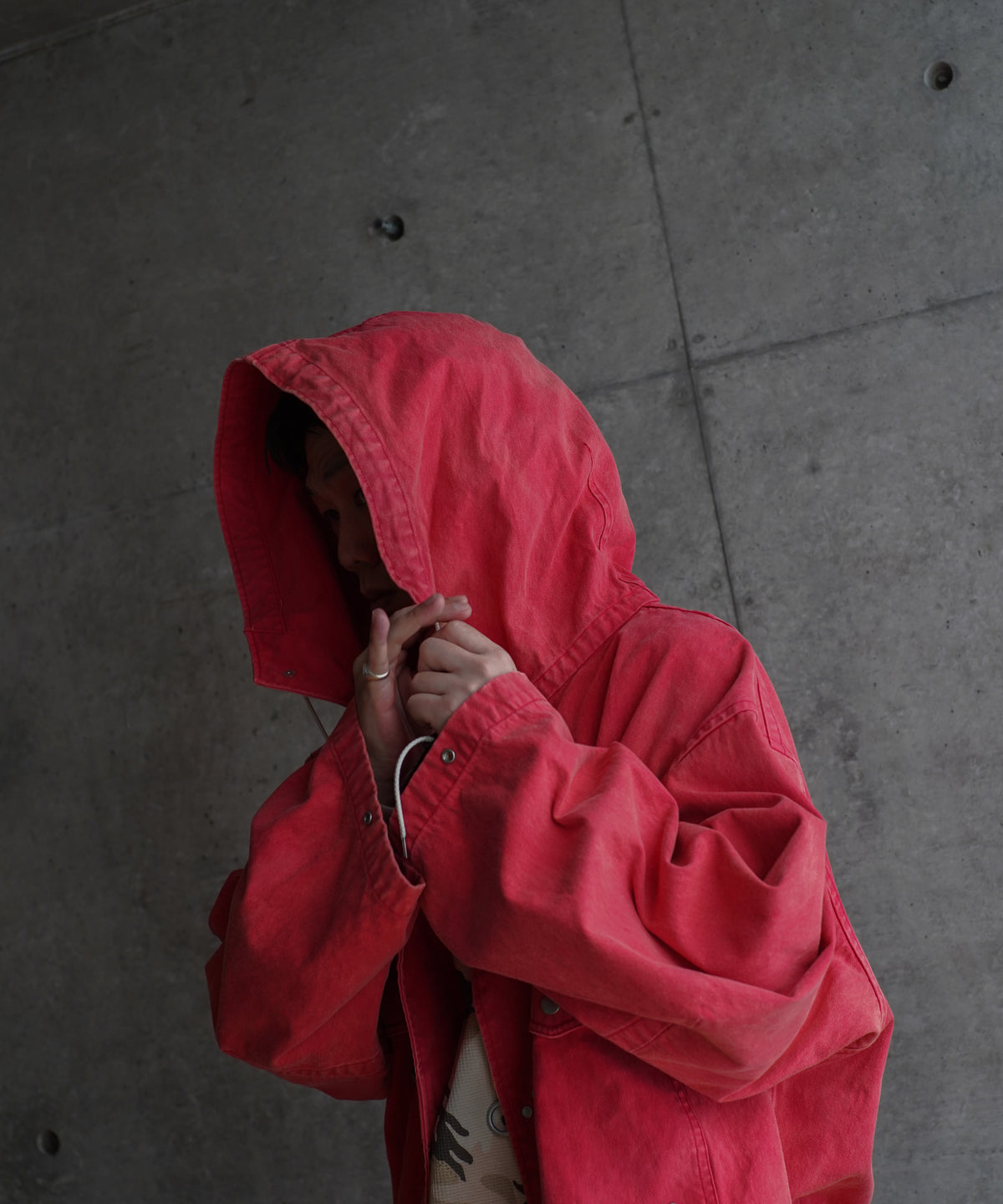 ensou. Fireman parka "A.IVORY"