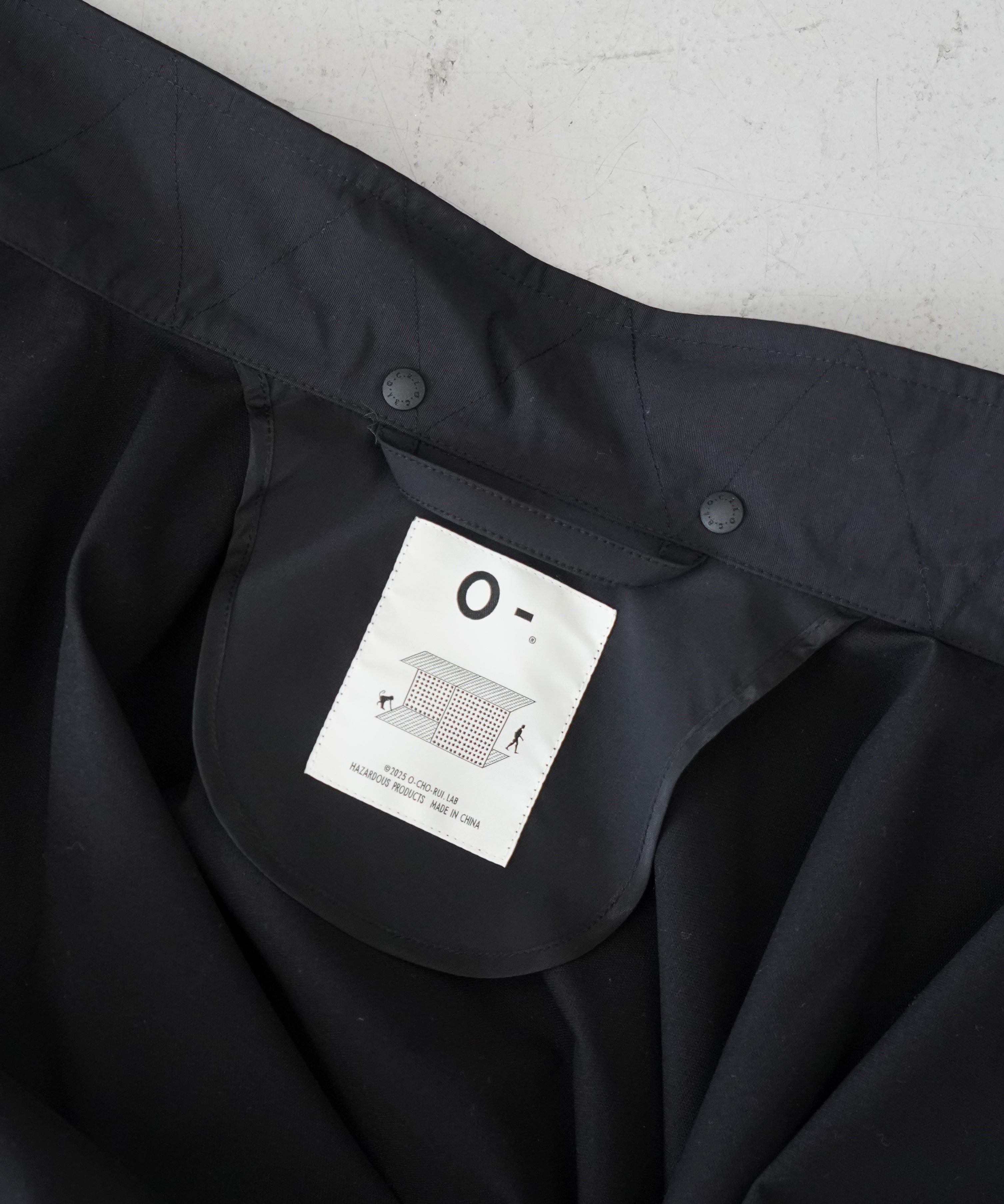 O- Barthlotto jacket "BLACK"