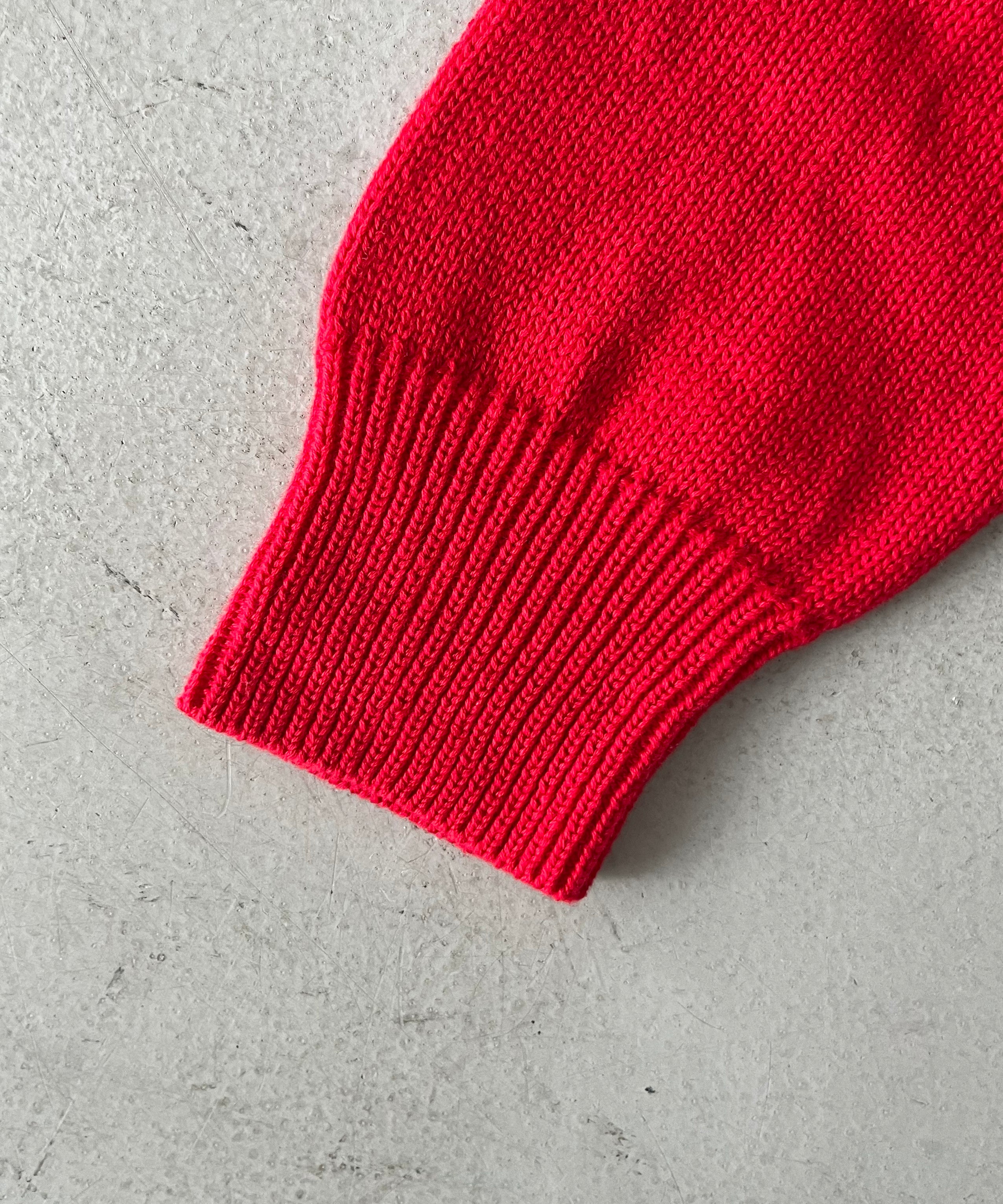 KAIKO Knit polo shirt "RED"