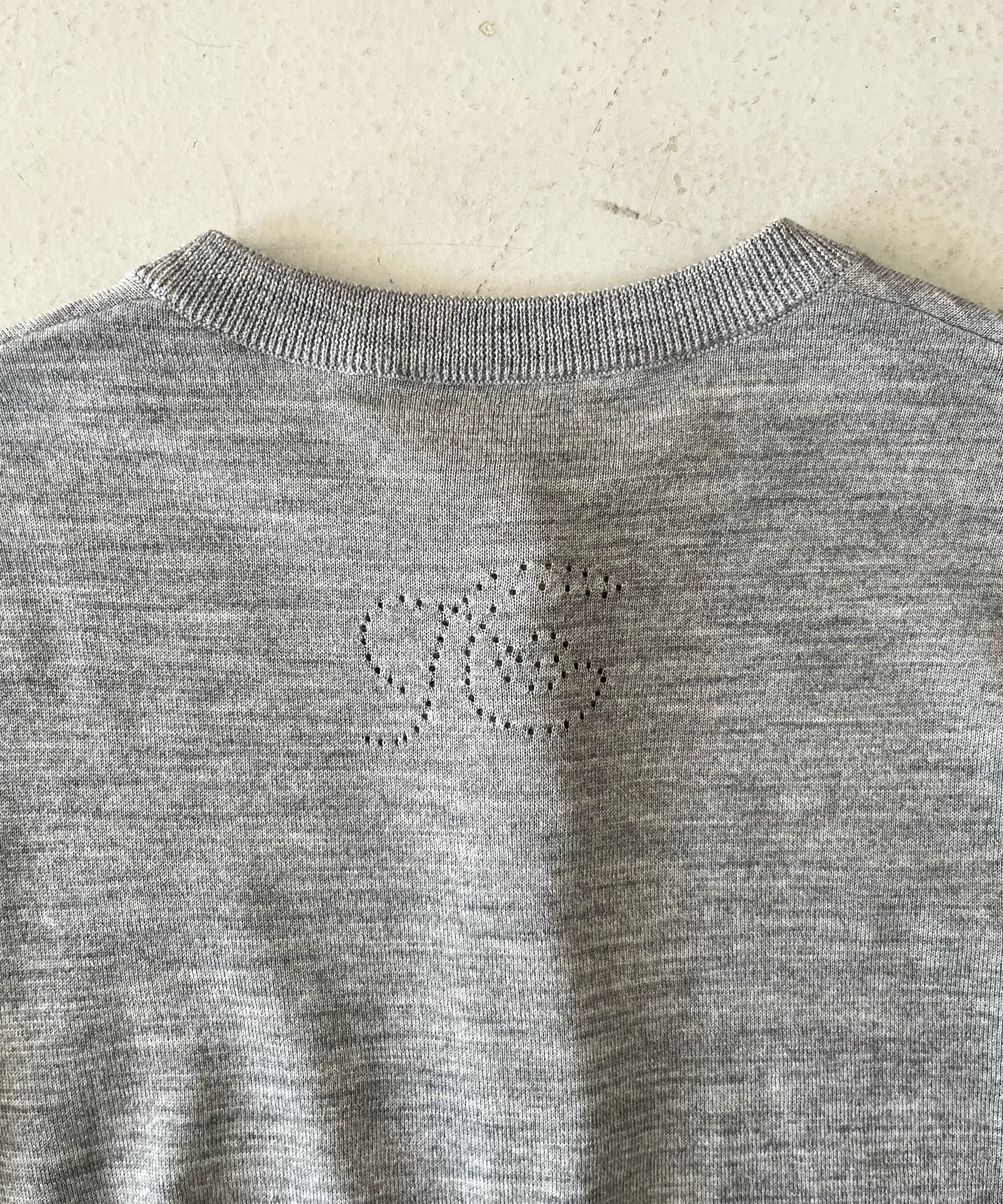 FAX COPY EXPRESS Summer garden ultra-thin fitted top "LIGHT GRAY"