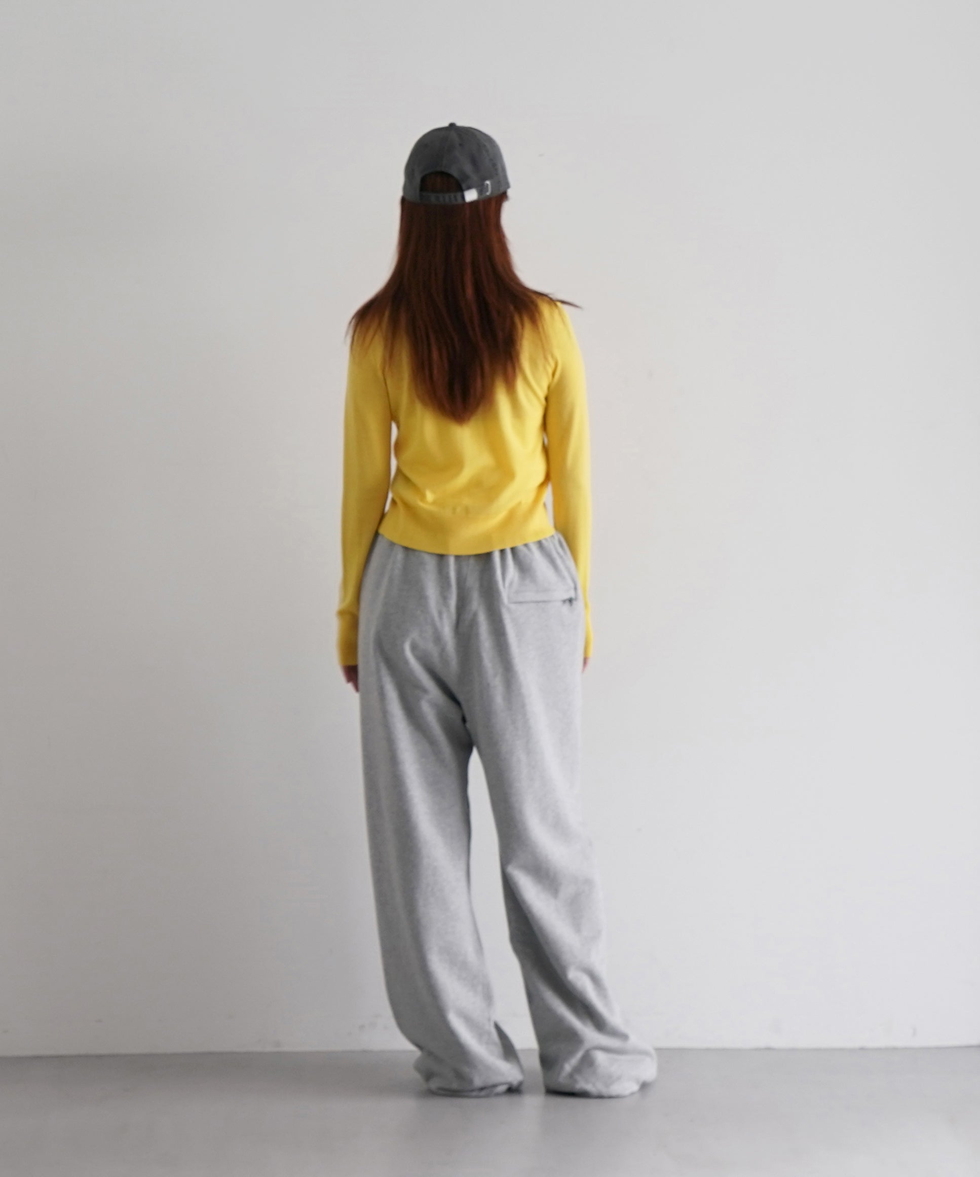 FAX COPY EXPRESS Summer garden ultra-thin fitted top "LIGHT GRAY"