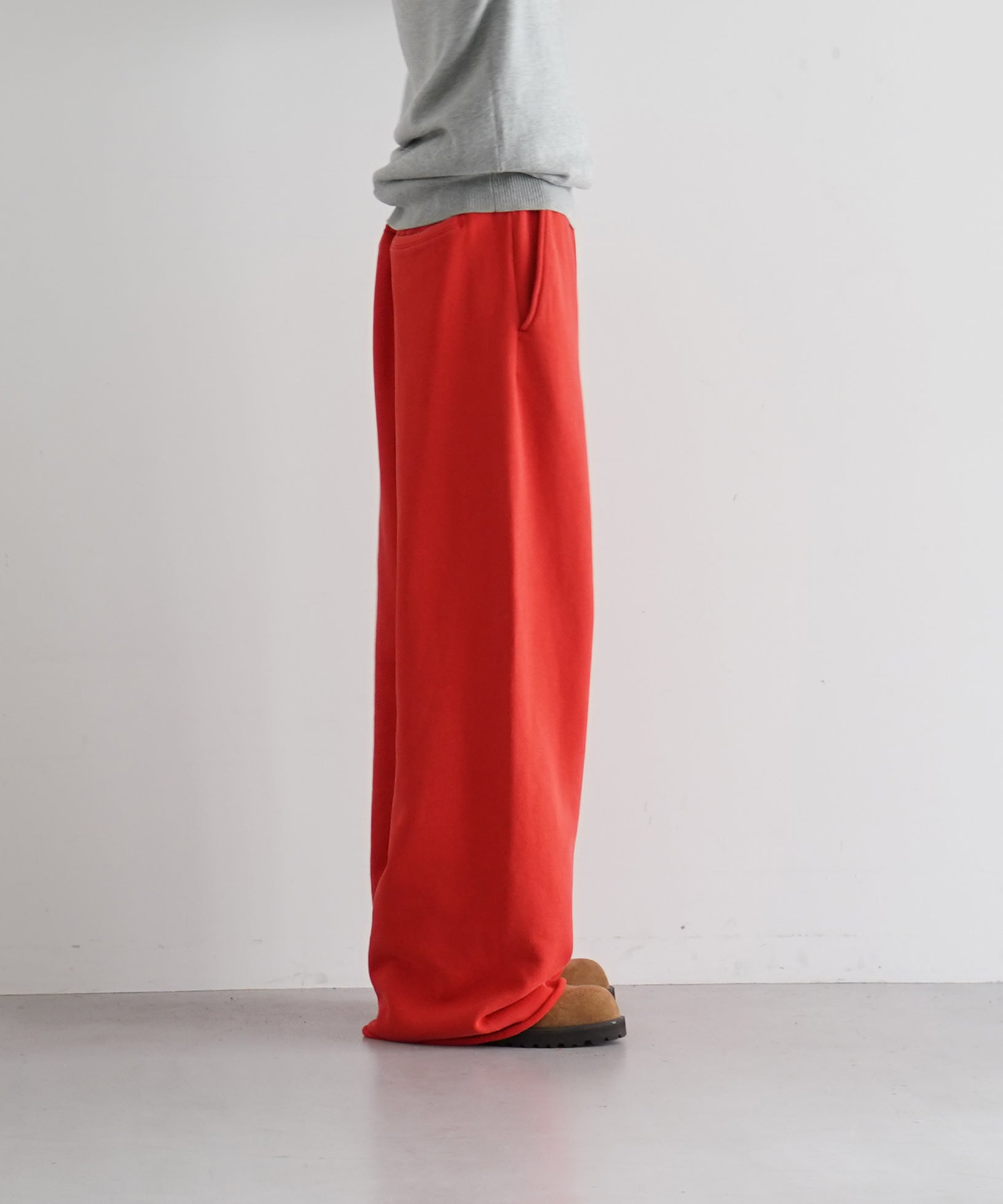 ENTIRE STUDIOS Full sweatpant "CHERRY"