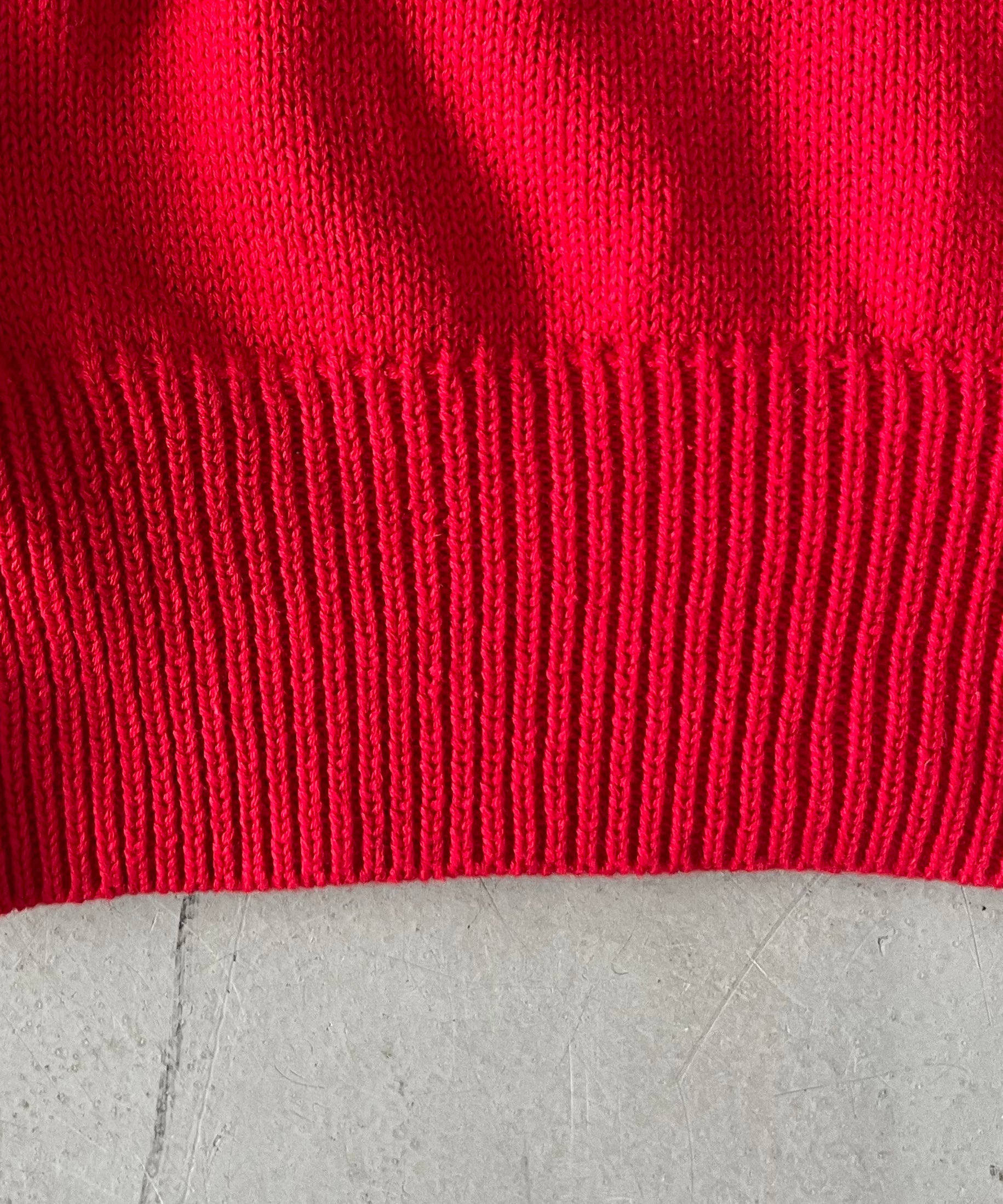KAIKO Knit polo shirt "RED"