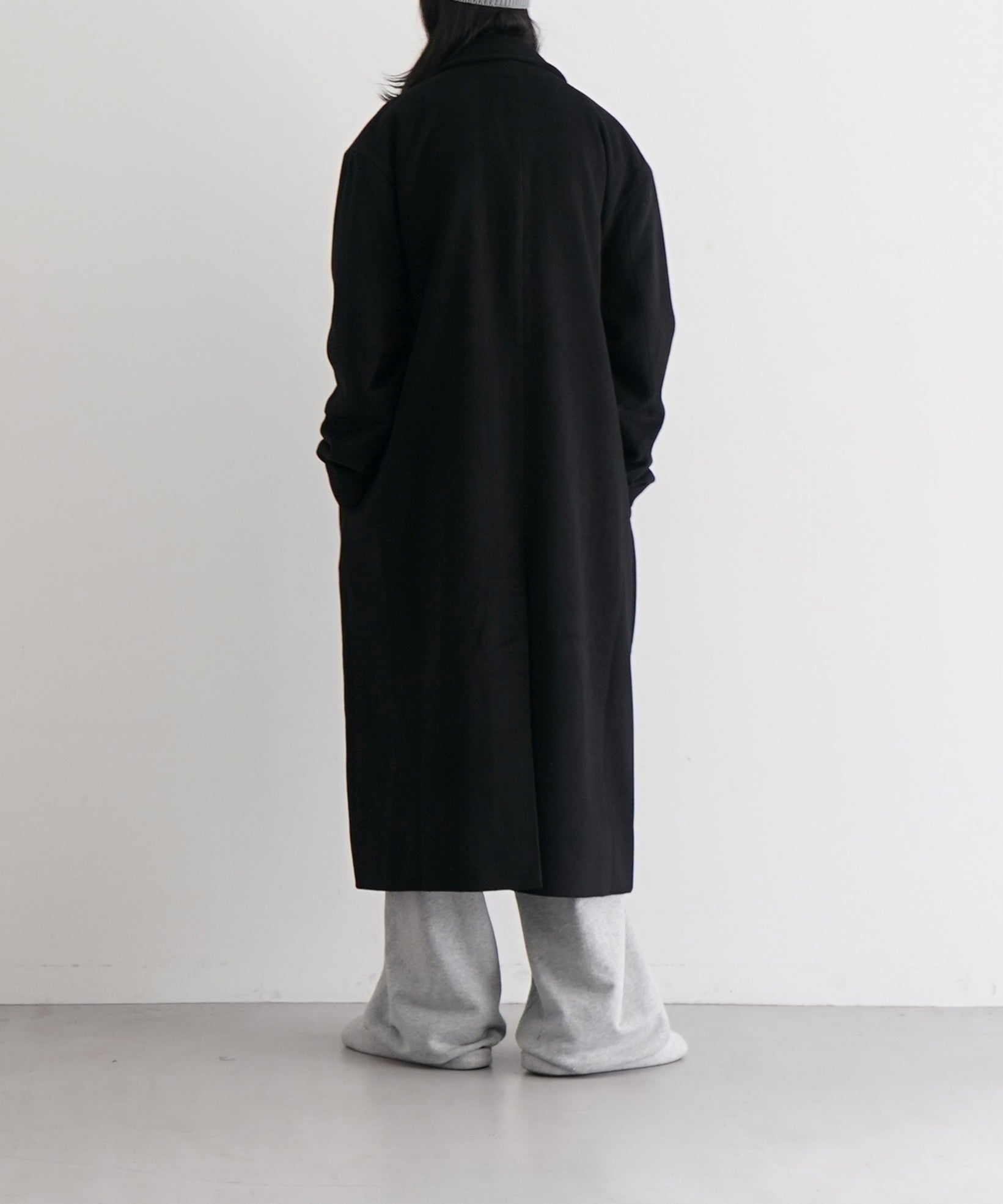 POST ARCHIVE FACTION(PAF) New classic coat "BLACK"
