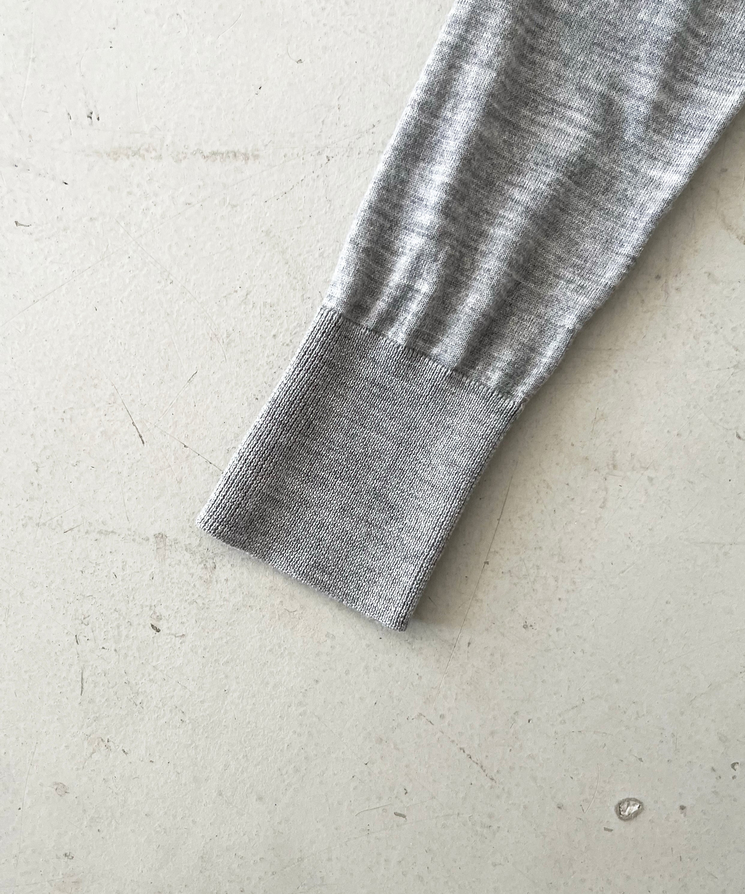 FAX COPY EXPRESS Summer garden ultra-thin fitted top "LIGHT GRAY"