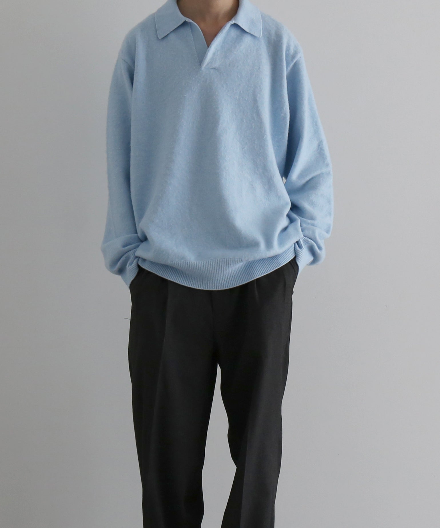 【Pre order】KAIKO Antistasic polo shirt "L.BLUE"