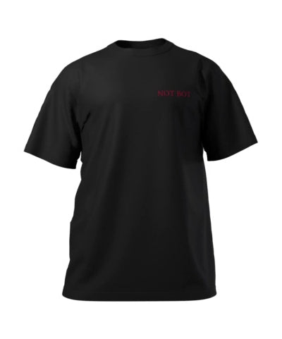 NOT BOT NOT BOT Logo t-shirt "TOP GRAY"