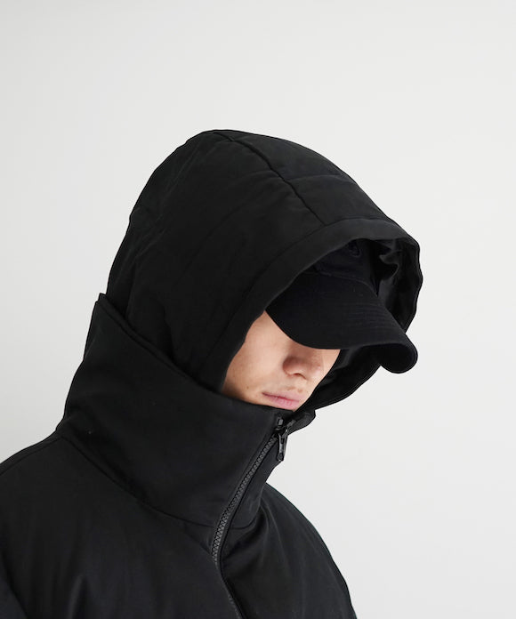 KAIKO Pad blouson -finx cotton gabardine- "BLACK"