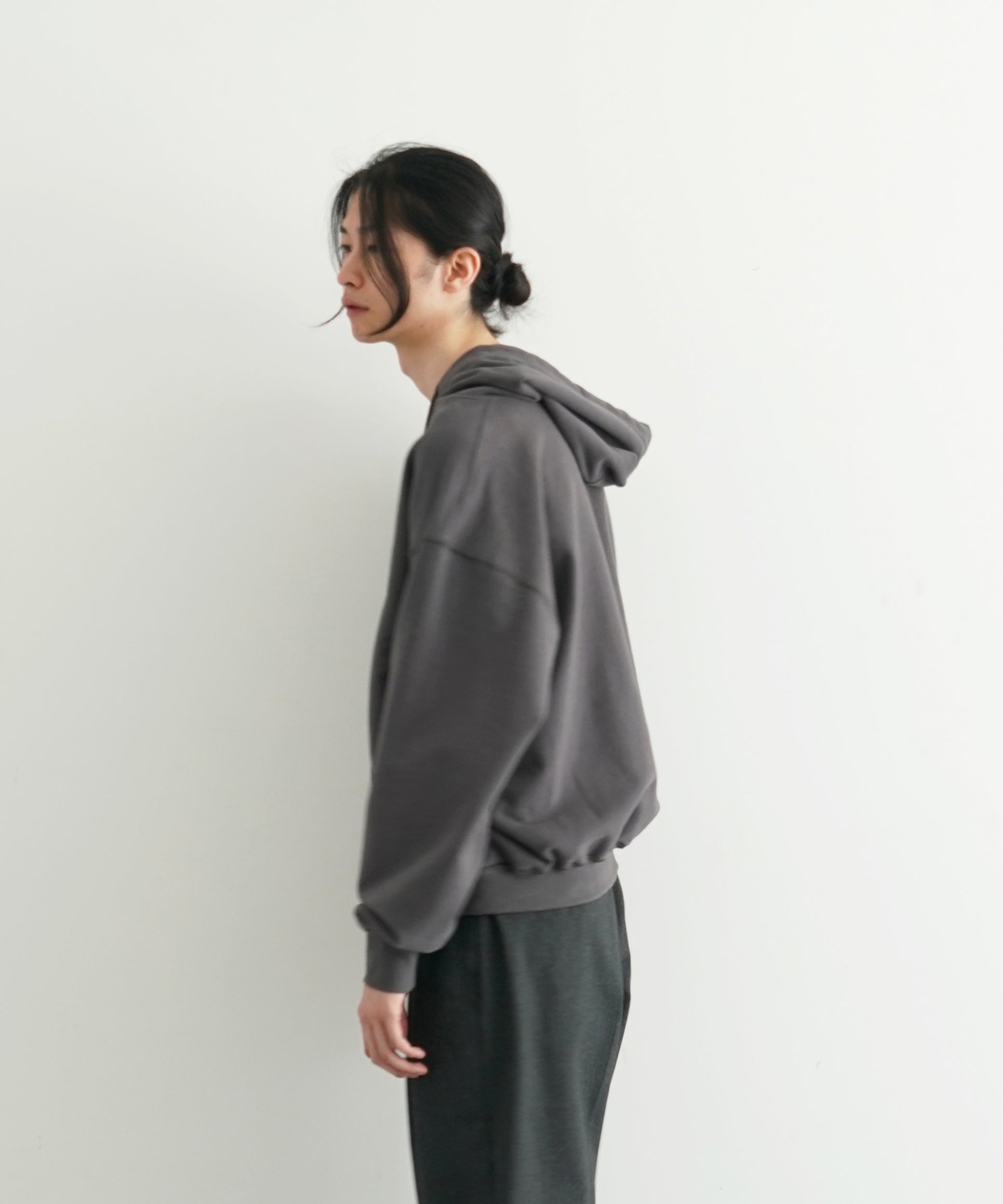ABELIA EDOWARD GOUCHA Classic hoodie "CHARCOAL"