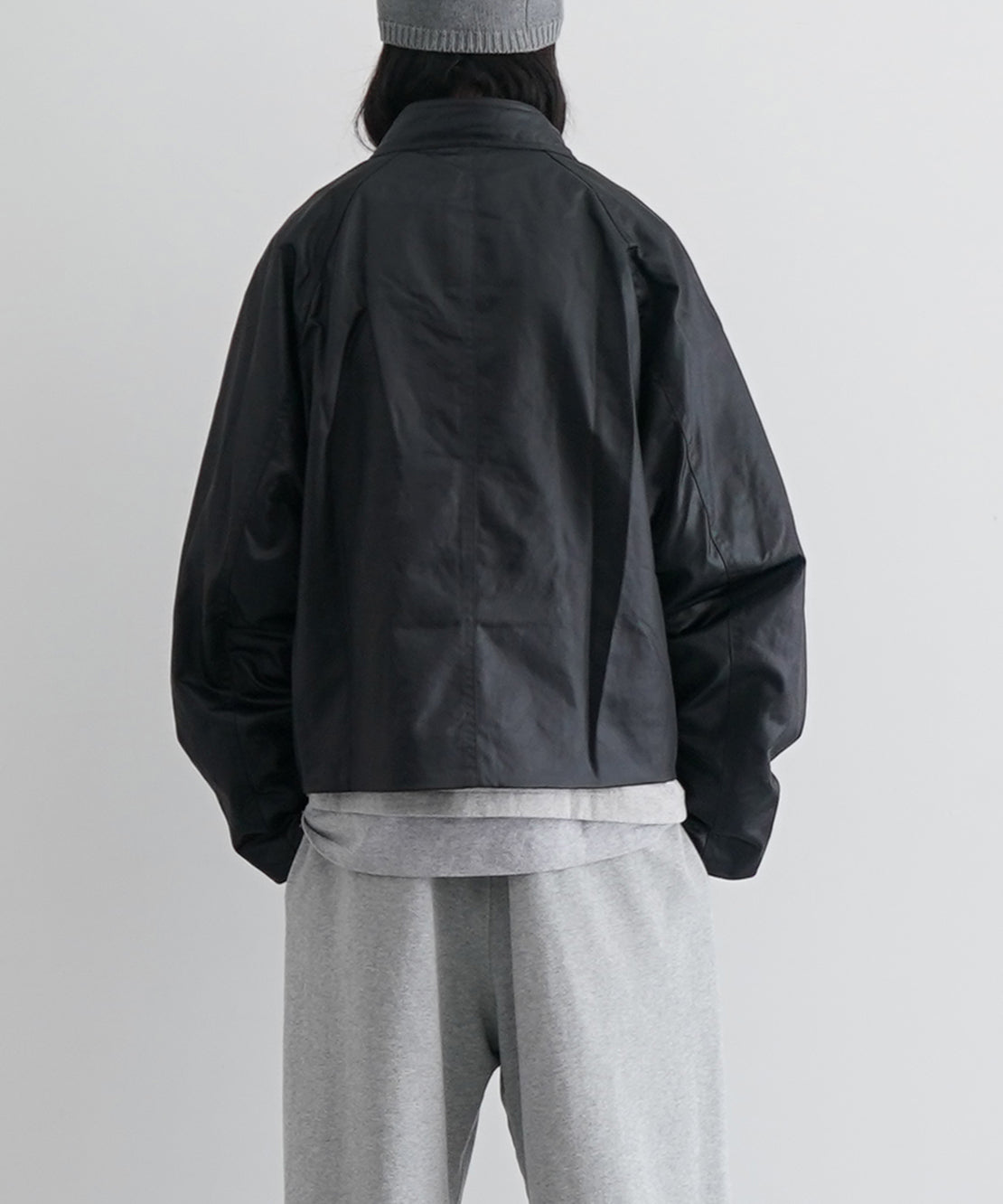 WHOWHAT Kimono blouson "BLACK"