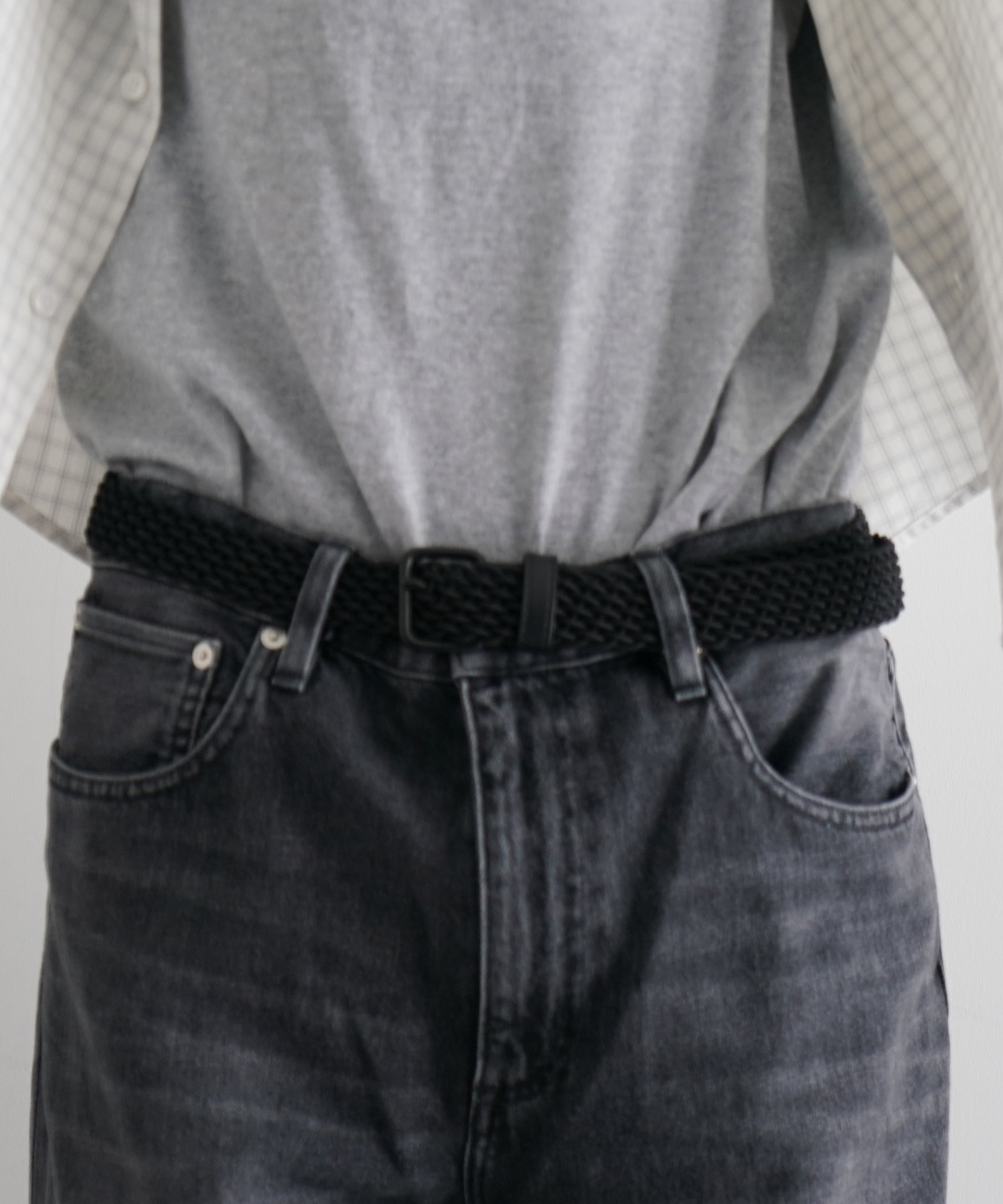 【EXCLUSIVE】NEONSIGN Loose denim pants v1.2 "BLACK USED"