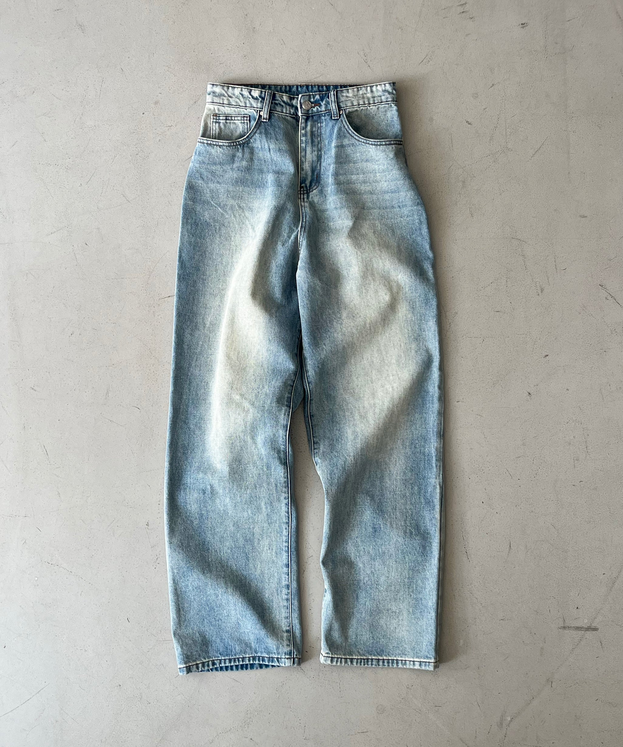 Basketcase lax baggy denim "FADED BLACK"