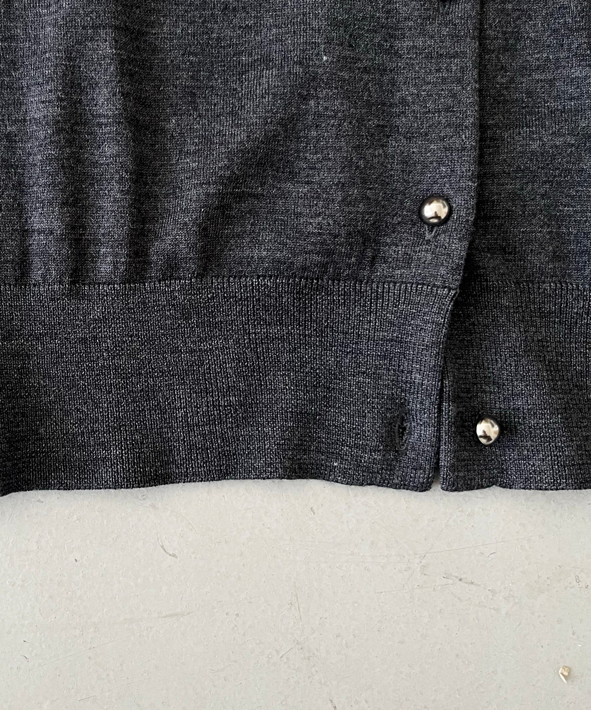 FAX COPY EXPRESS Summer garden ultra-thin fitted top "DARK GREY"