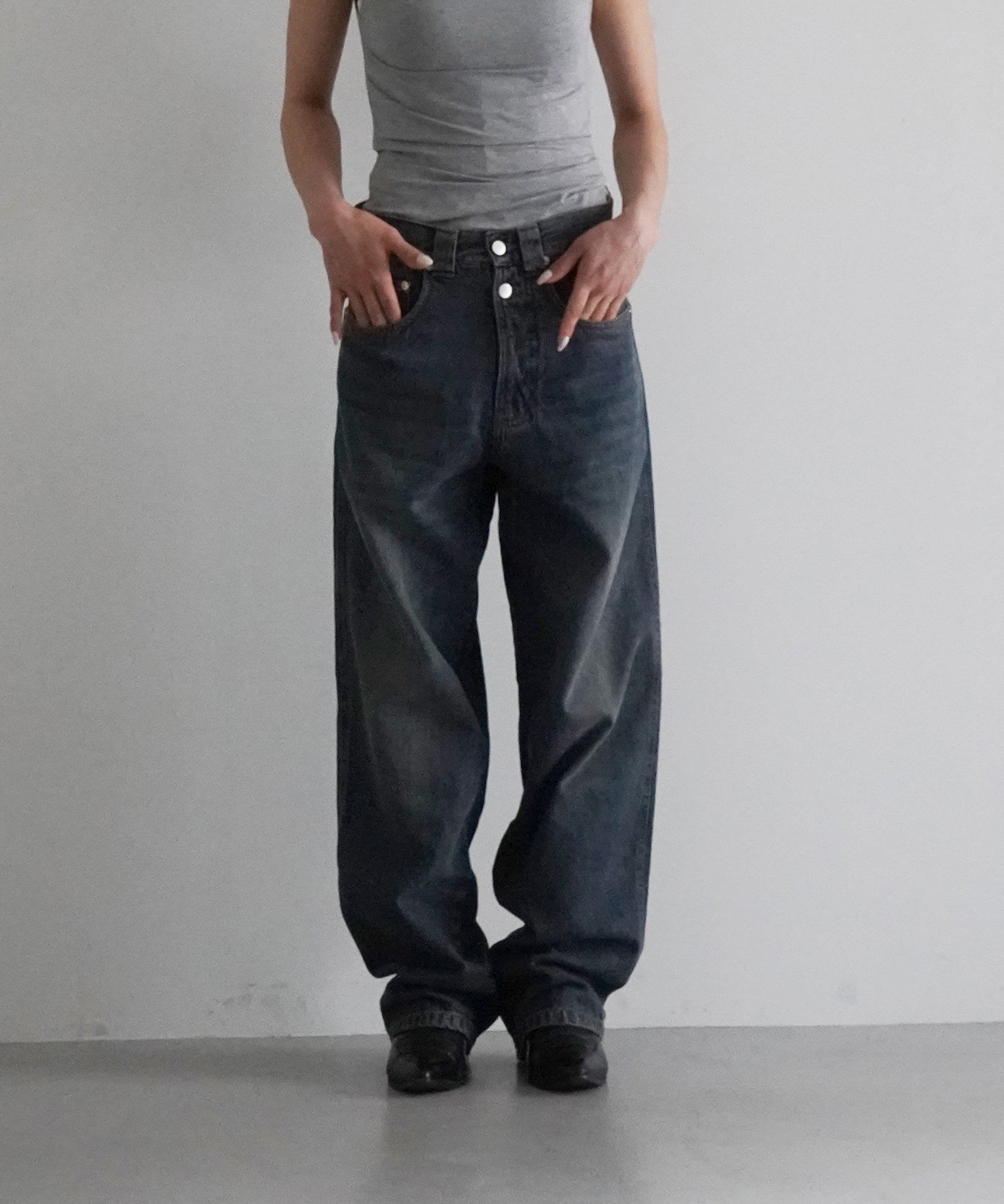 Gimaguas Baggy trousers "DARK BLUE"