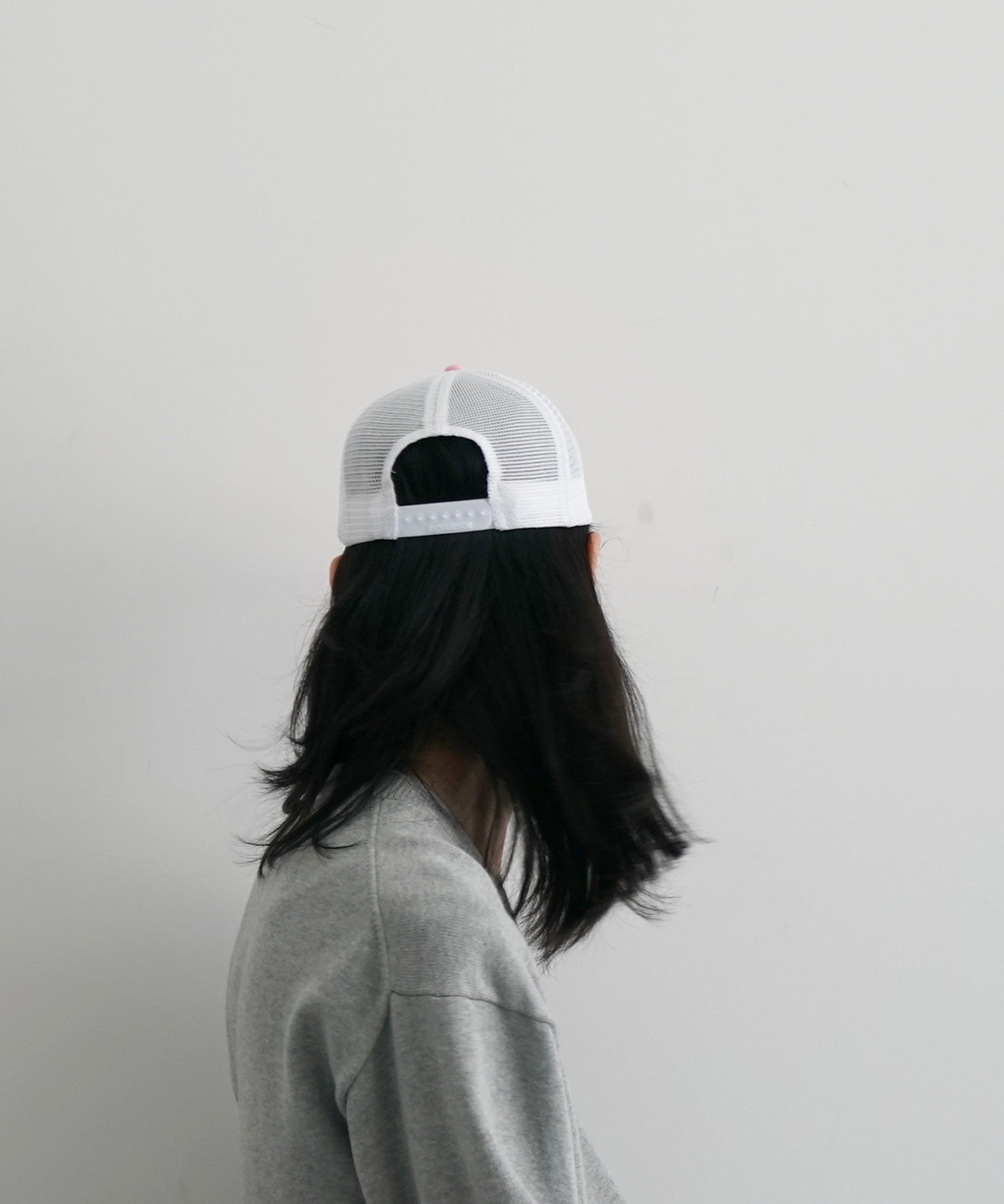 【EXCLUSIVE】gourmet jeans Mesh cap gourmet jeans "PINK×WHITE"