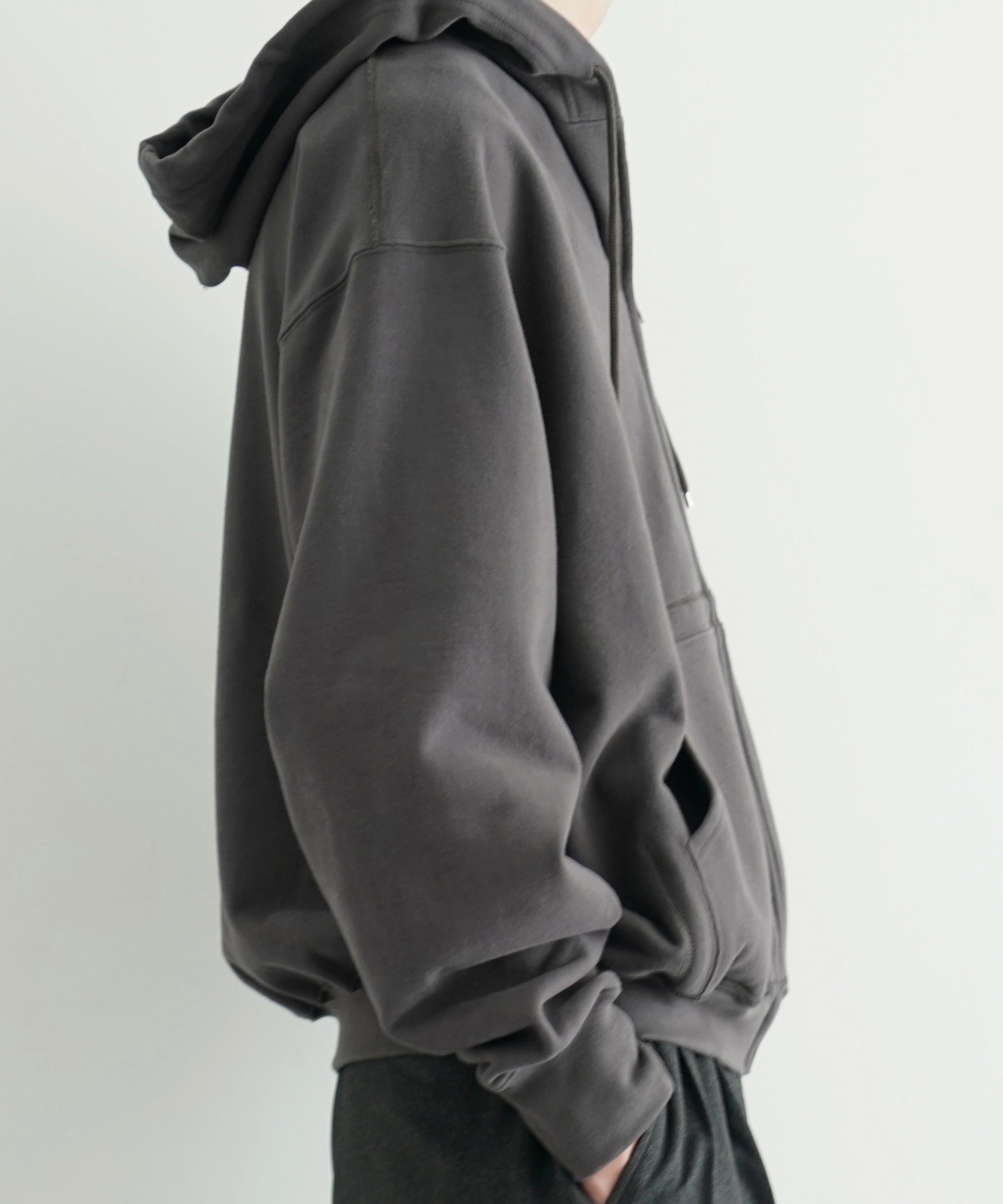 ABELIA EDOWARD GOUCHA Classic hoodie "CHARCOAL"