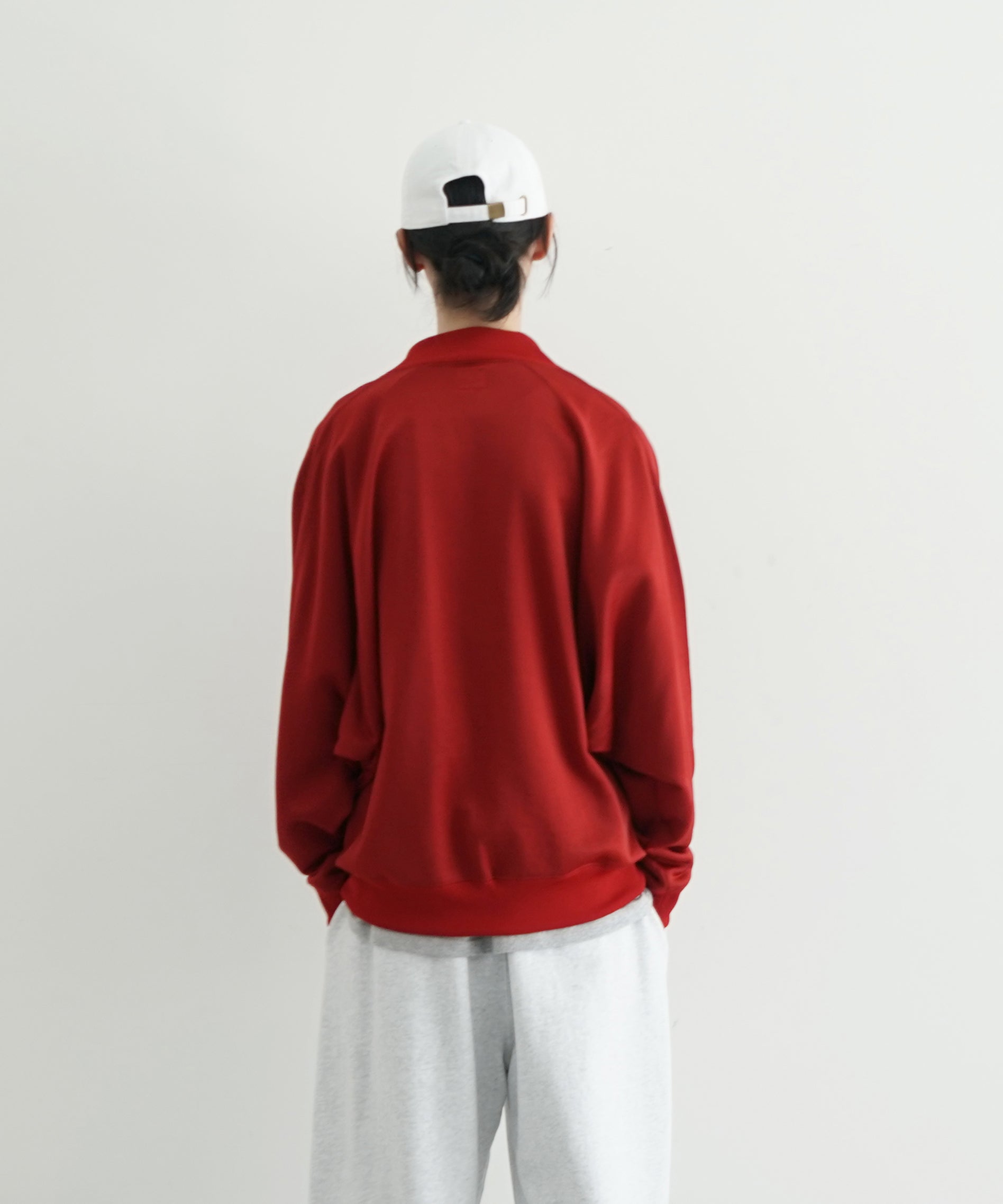 NEEDLES Dolman sleeve track jacket - bright jersey "RED"