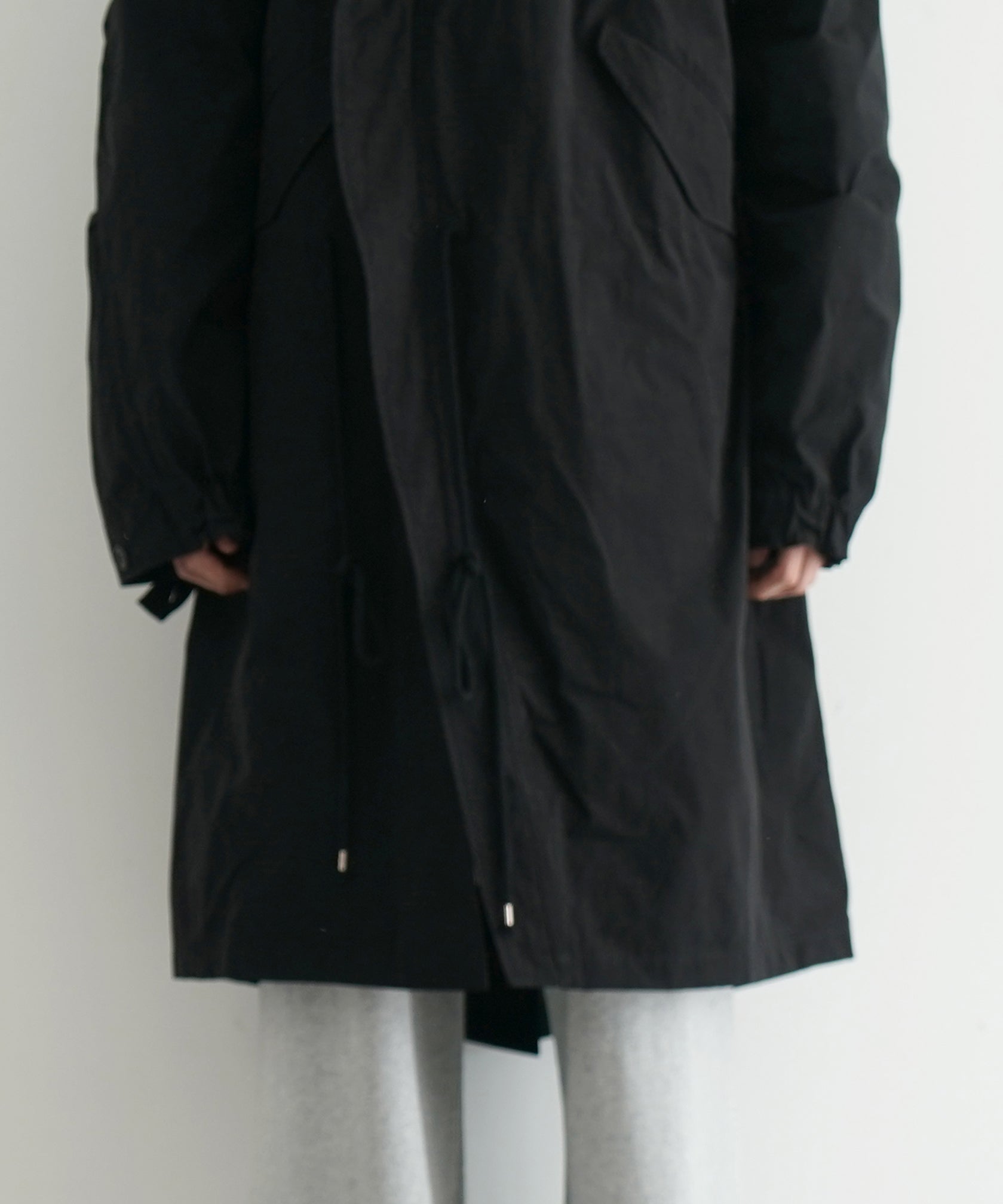 POST ARCHIVE FACTION(PAF) M66 parka "BLACK"