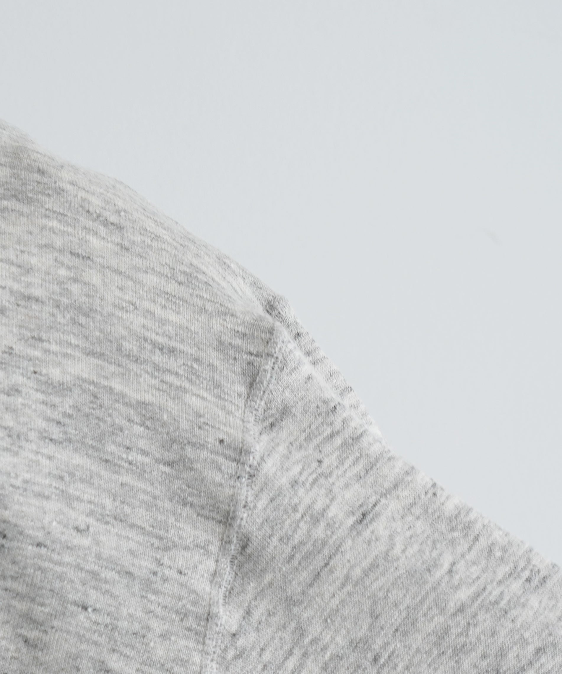 ensou. D-shaped long sleeve tee "TOP GREY"