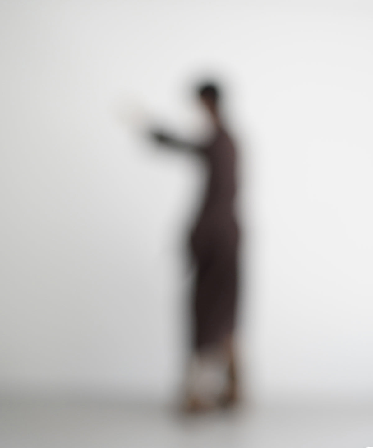 AURALEE Super fine wool mosser soutien collar coat “TOP BROWN”