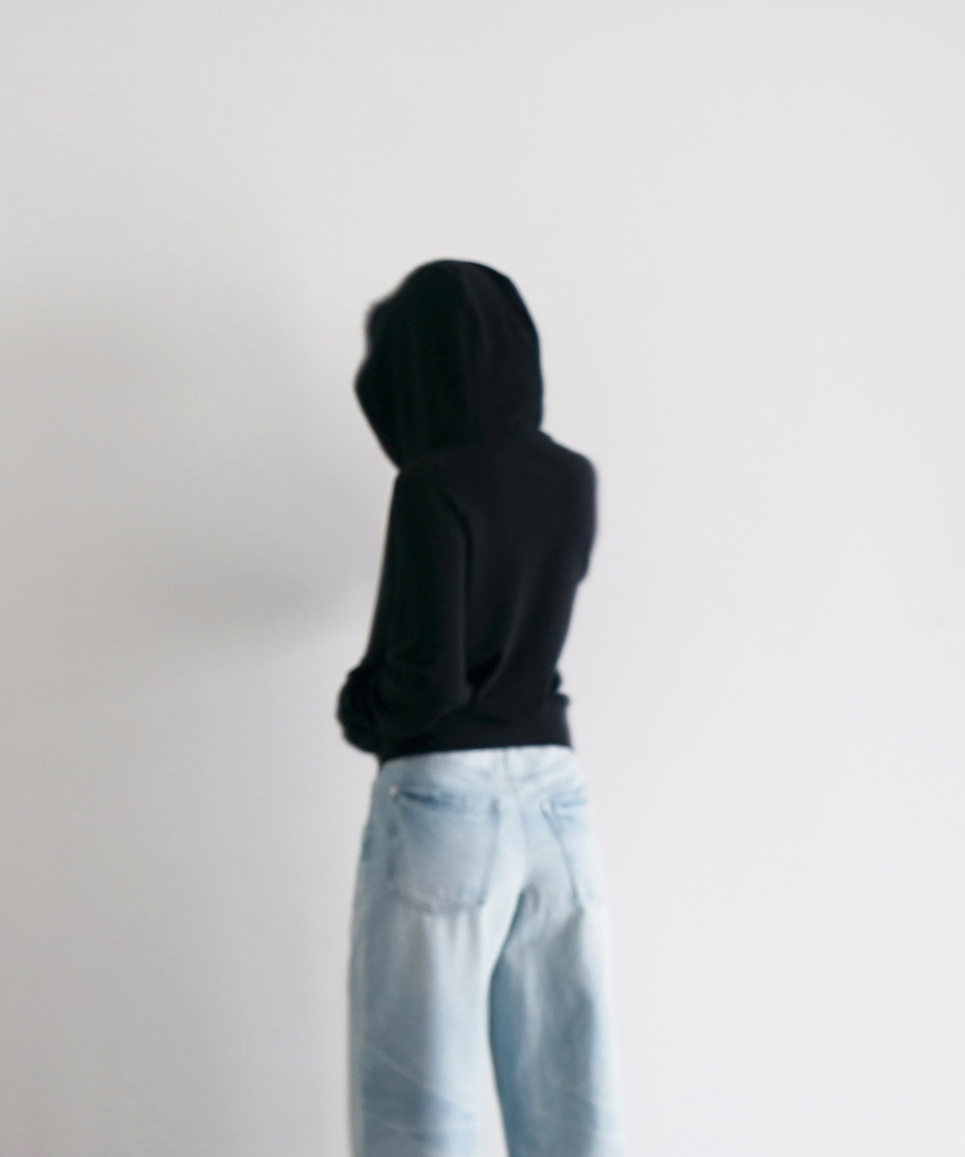 FAX COPY EXPRESS Flow zip-up hoodie "BLACK"