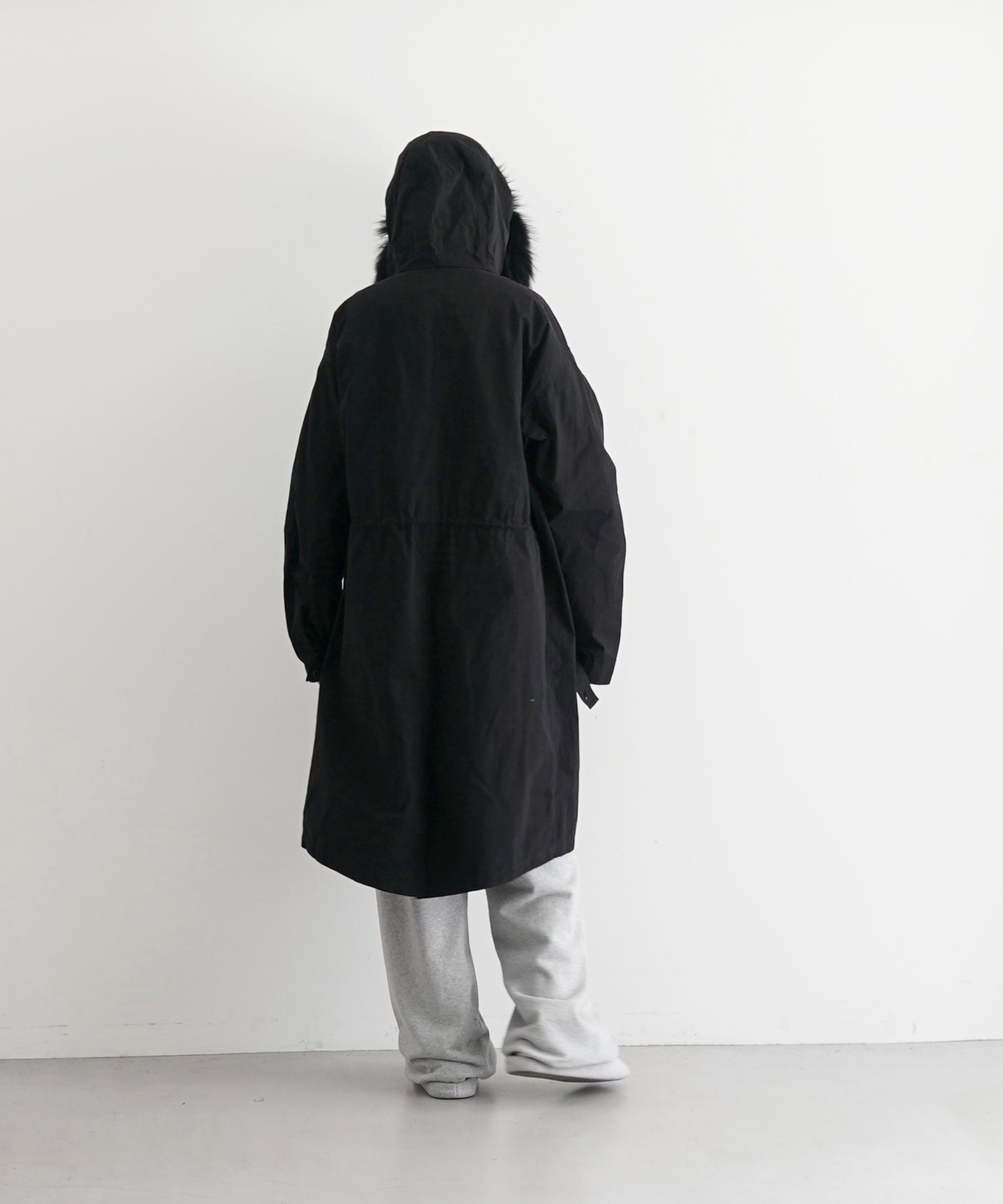 POST ARCHIVE FACTION(PAF) M66 parka "BLACK"