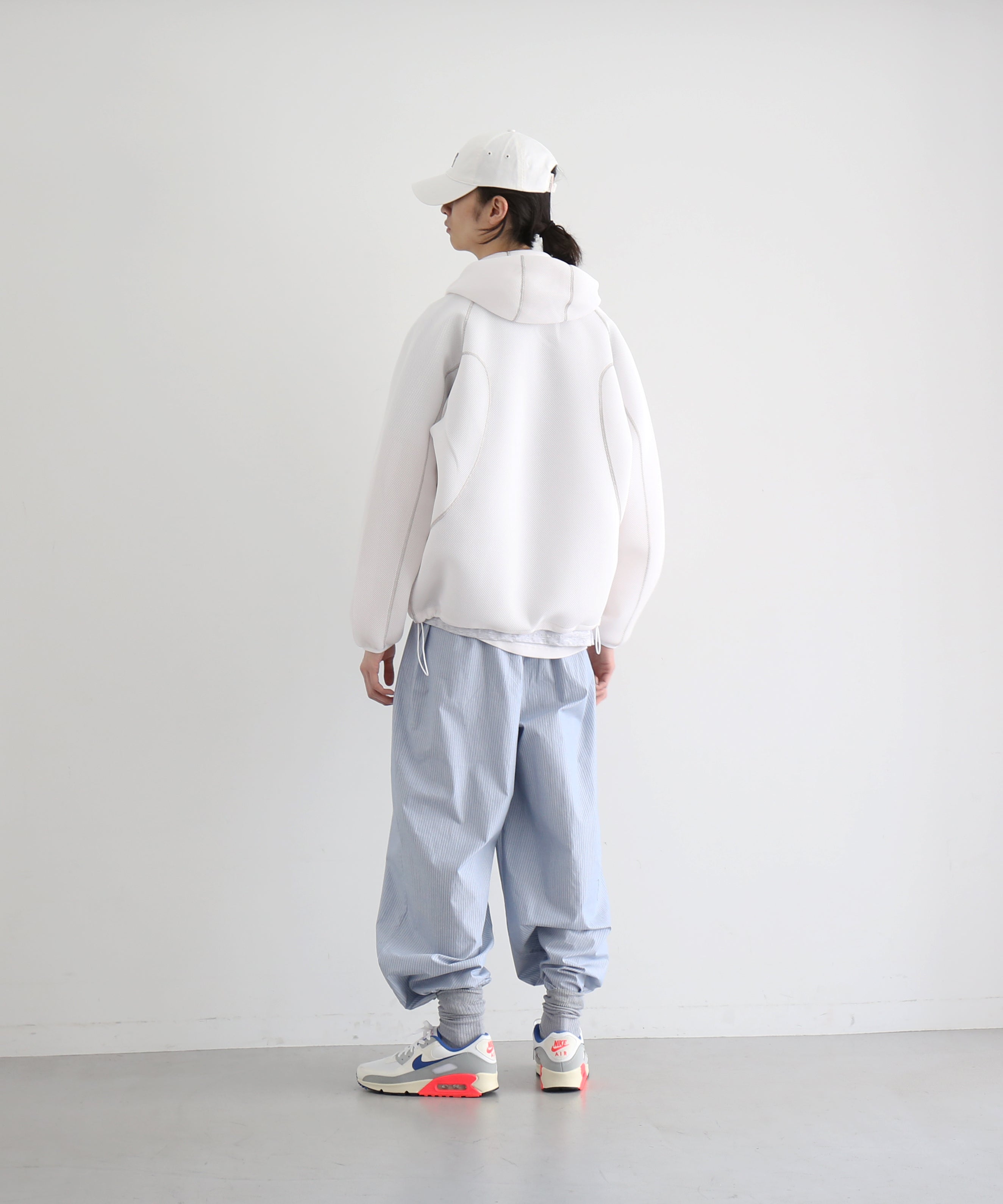 Laid.B "Oka" shell parka "WHITE"