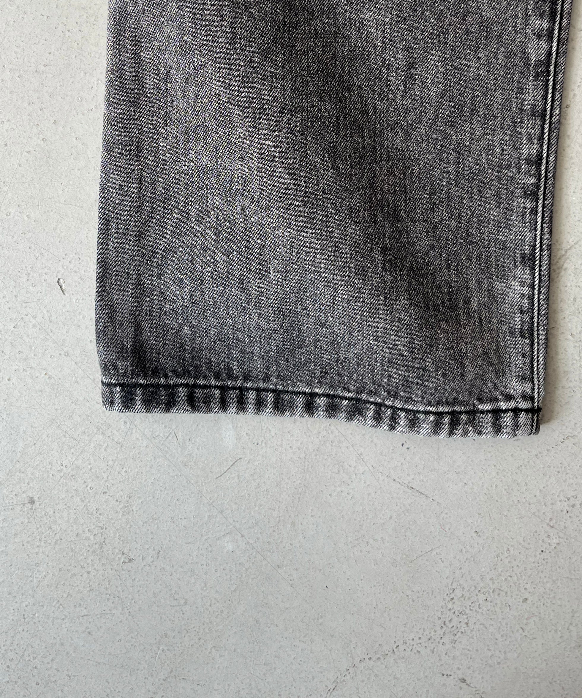 Basketcase lax baggy denim "FADED BLACK"