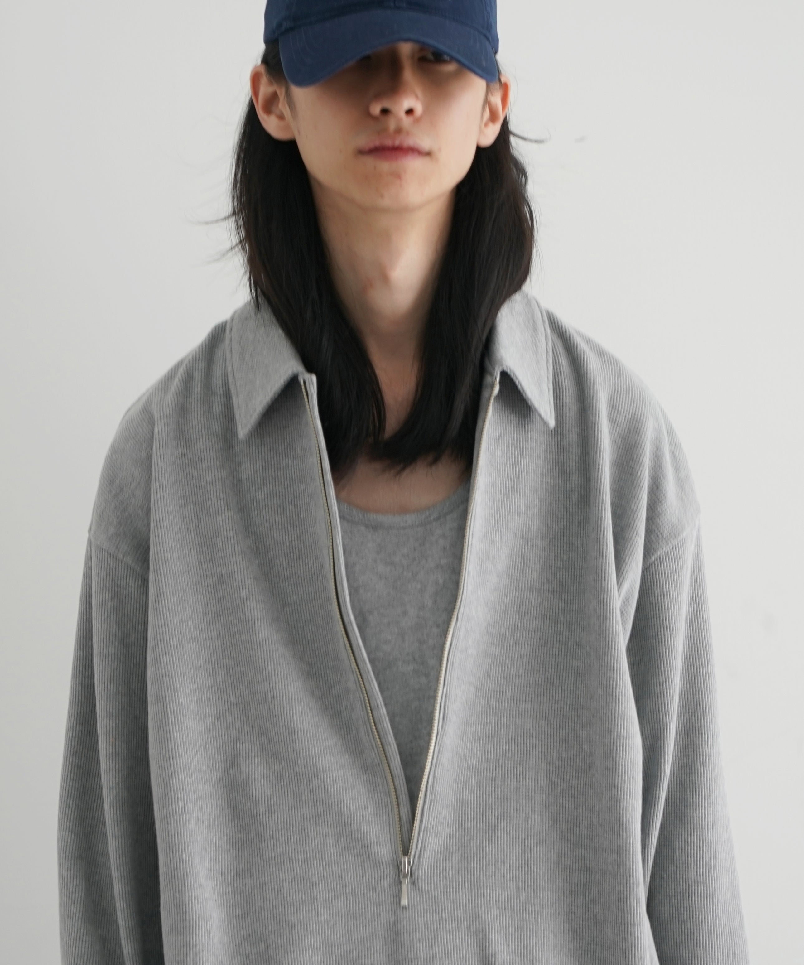 REVERBERATE Half zip thermal "GRAY"