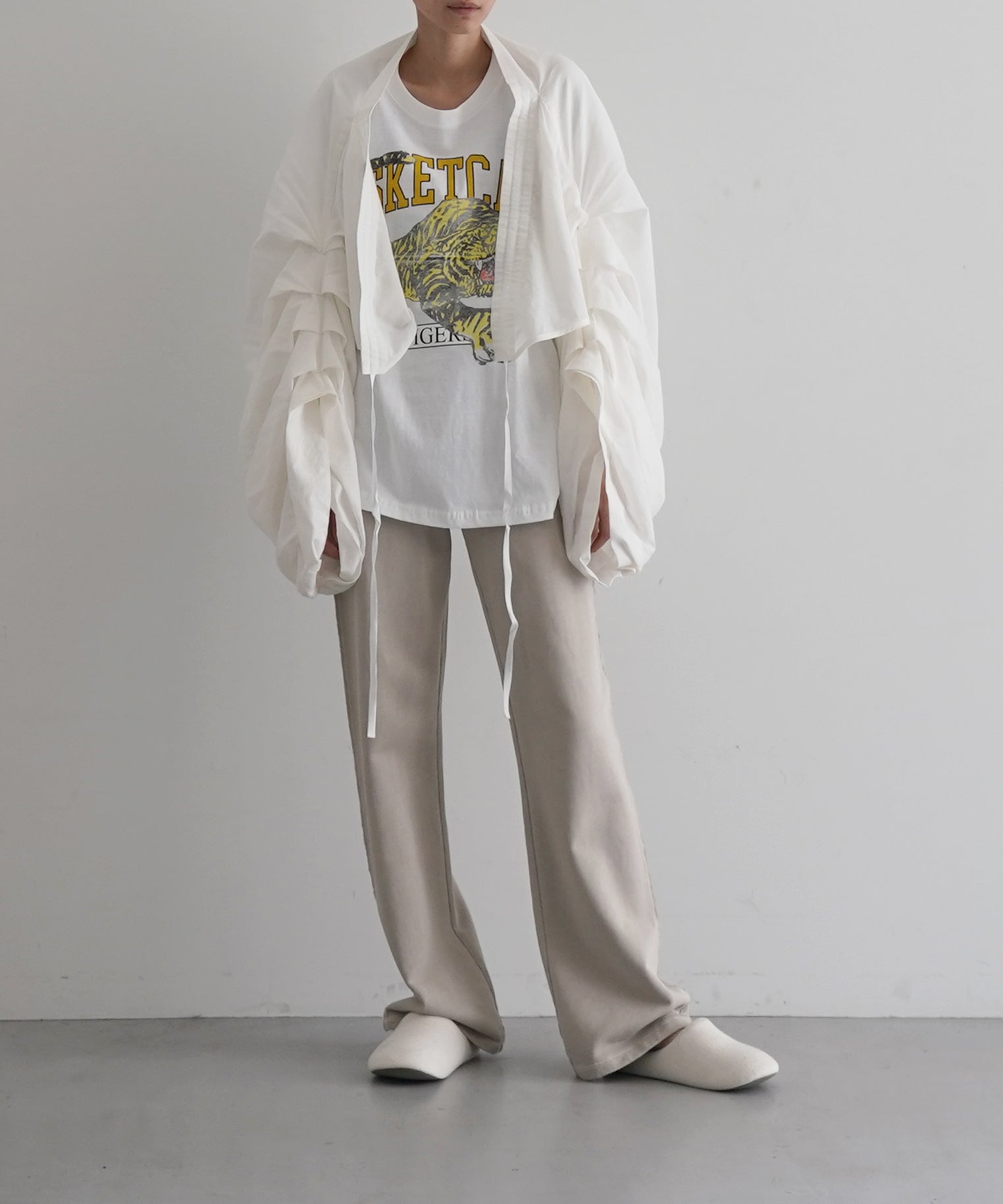 WHOWHAT 4Transform wide sleeve "WHITE"