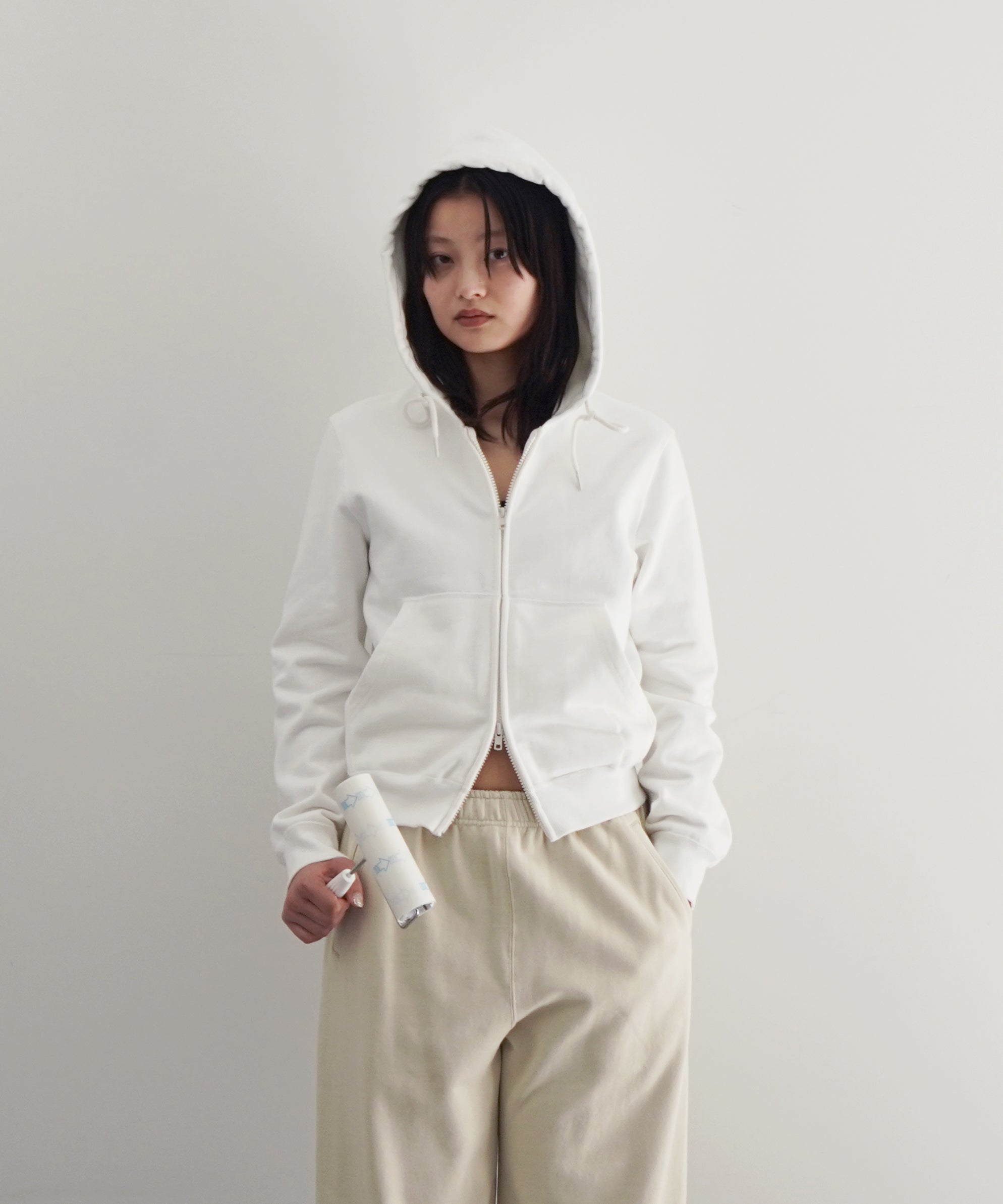 KAIKO Double zip parka "WHITE"