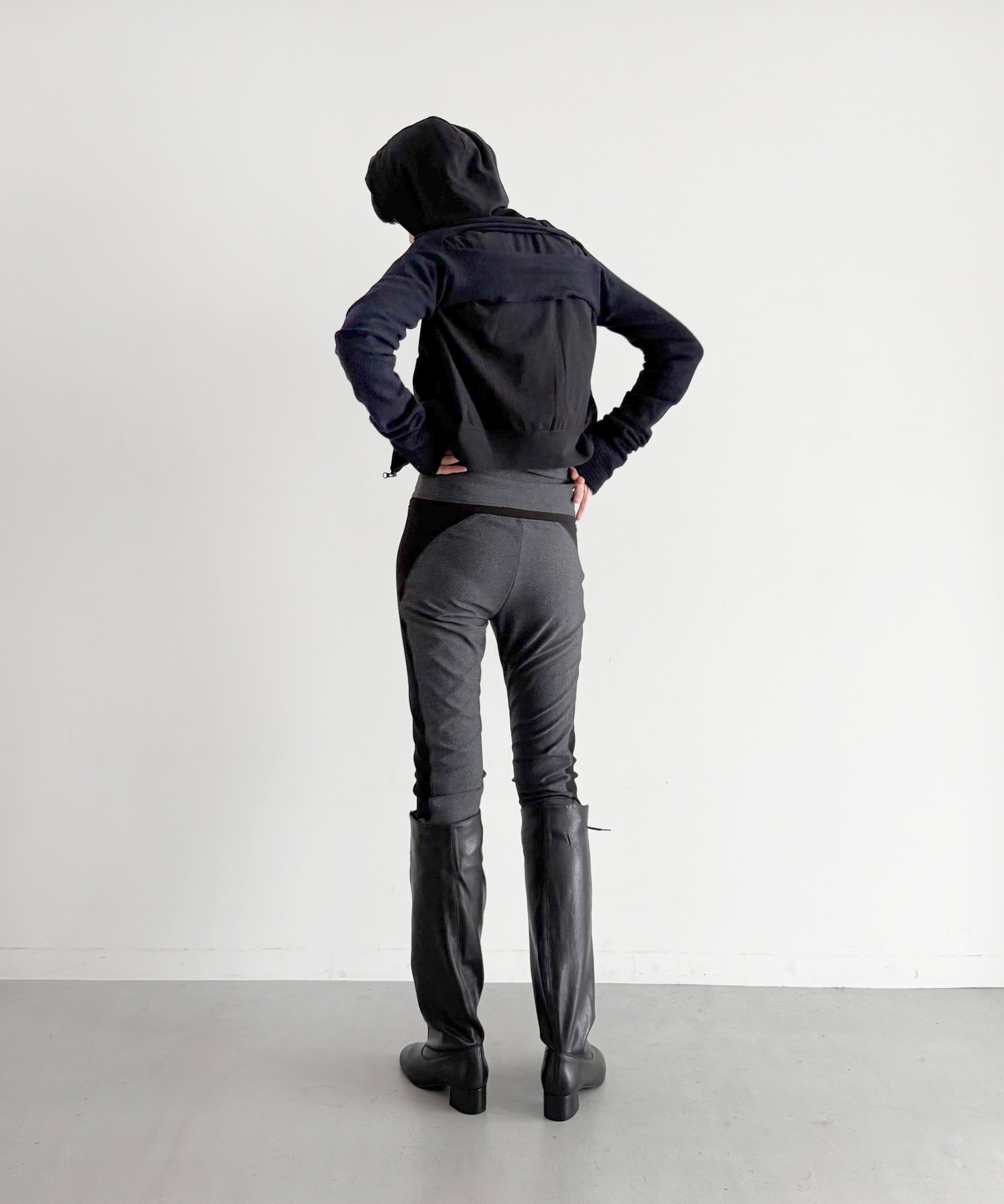 FAX COPY EXPRESS Flow zip-up hoodie "BLACK" S