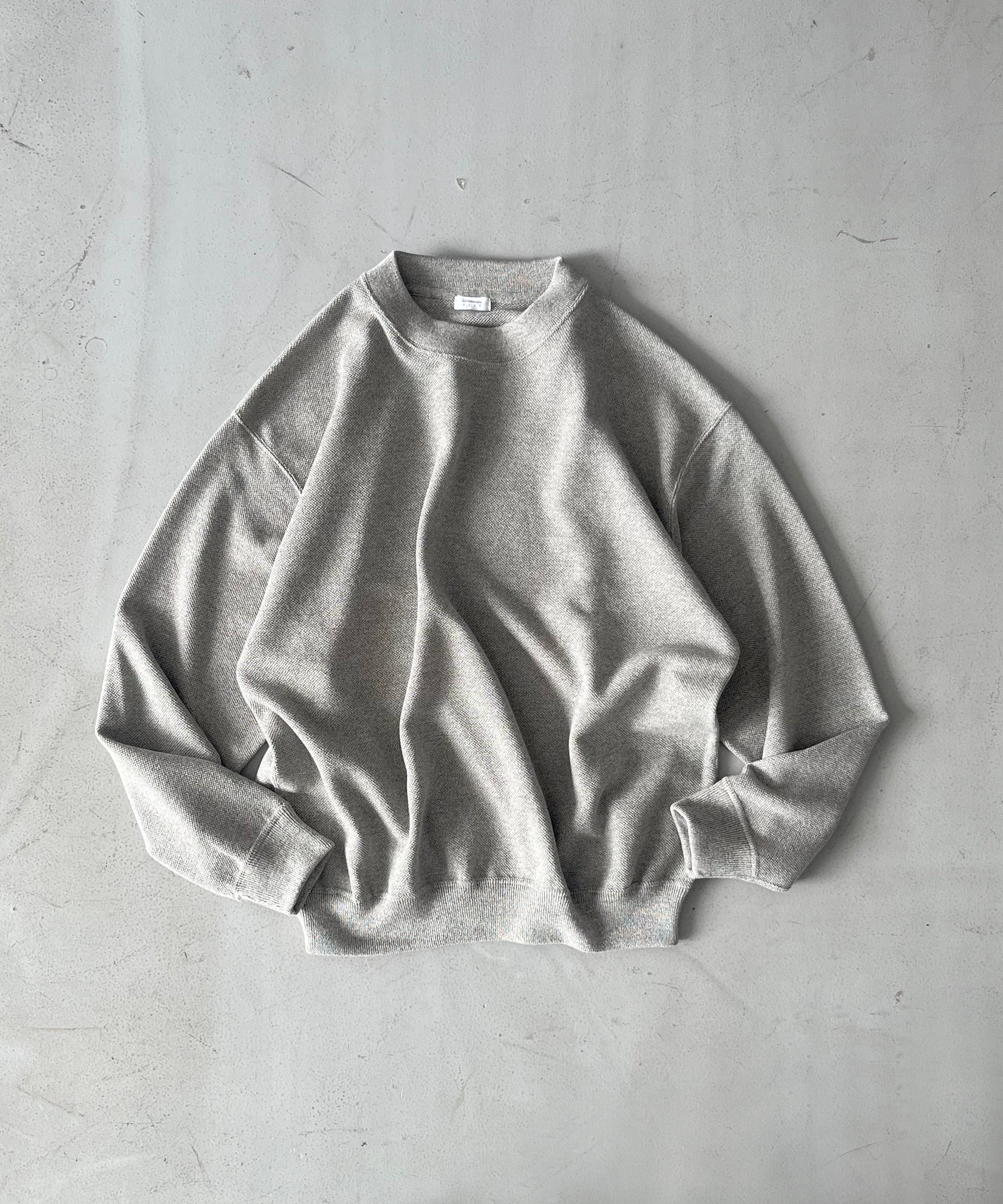 クレスプキュール UR別注 MossStitch DsKnit 美品 crepuscule【クレプスキュール】Co/wo moss stitch p/o 