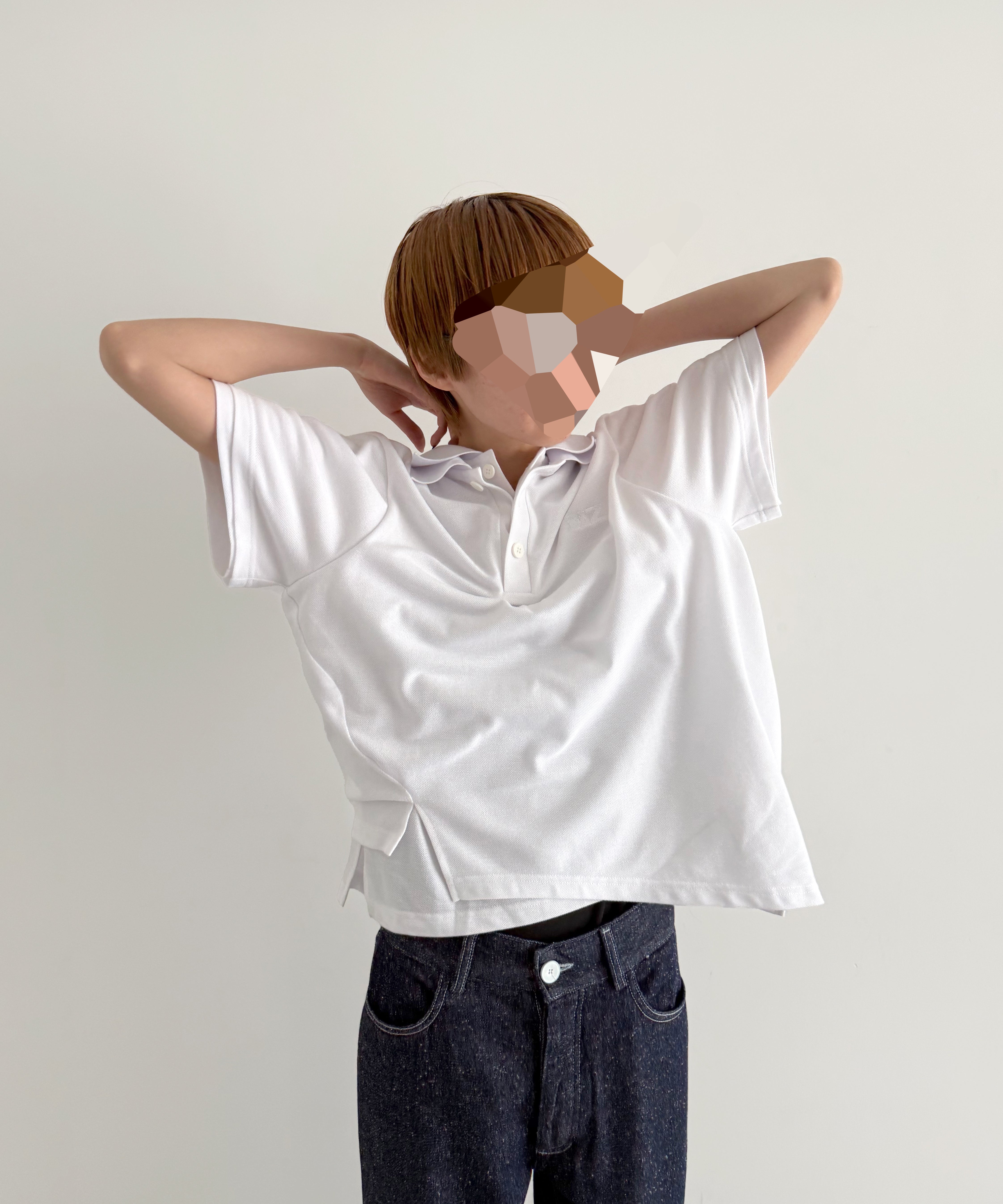 NATASHA ZINKO Double polo resort 2026 "WHITE"