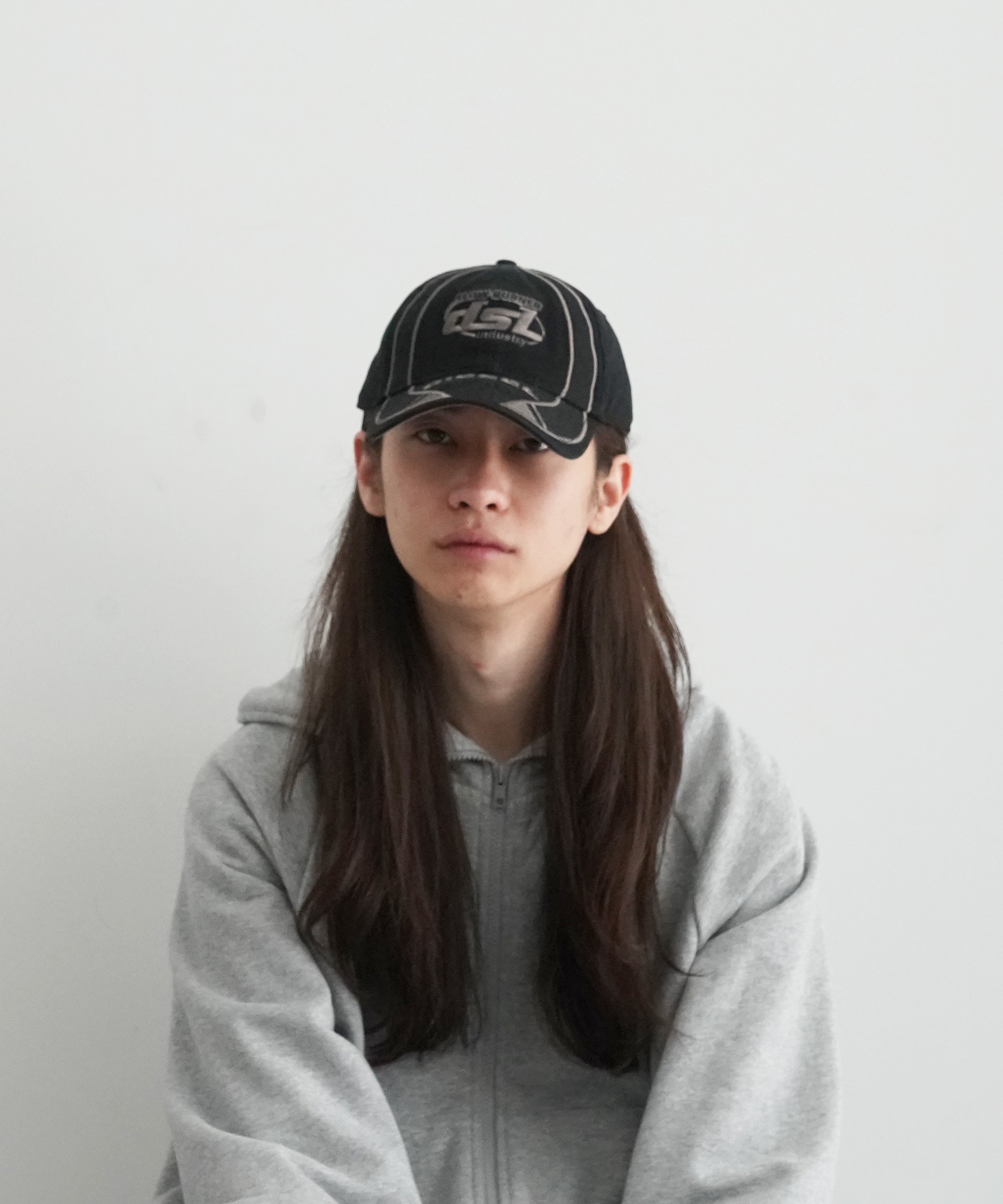 DIESEL Baseball cap with embroidered detail "RED"